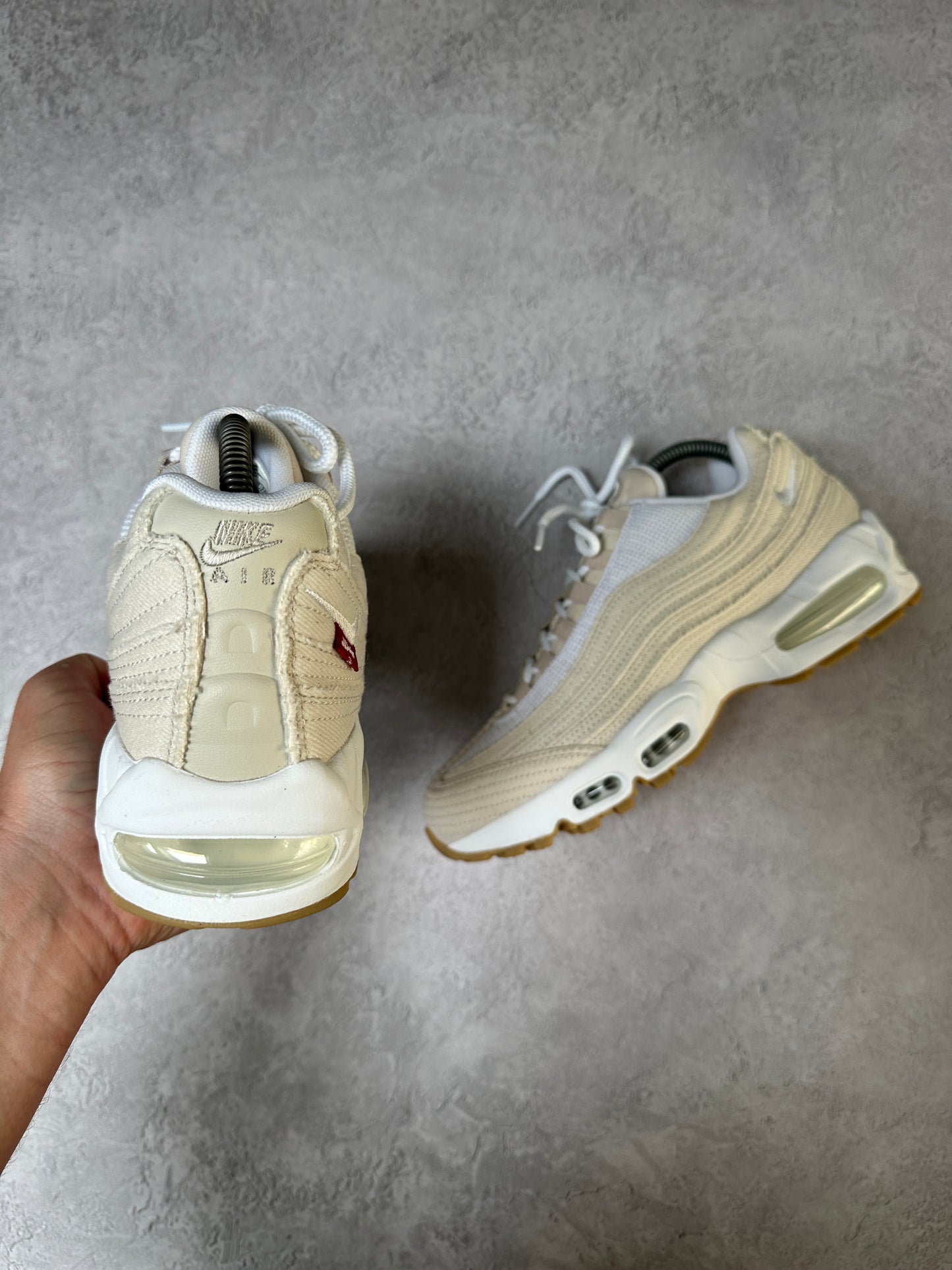 Nike Air Max 95 - White Levis - UK6.5