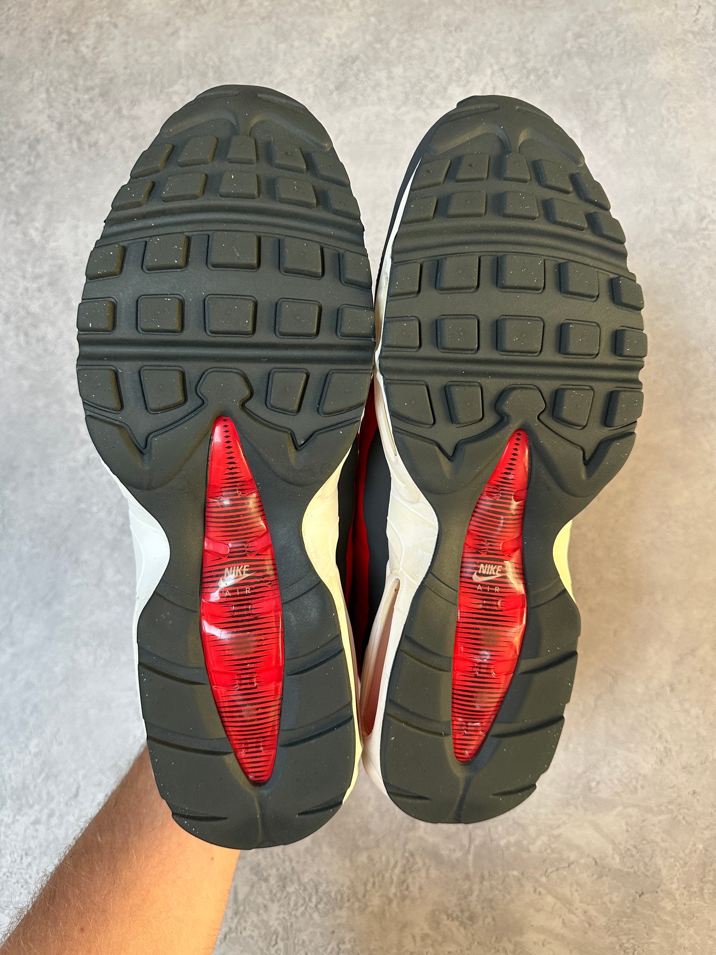 Nike Air Max 95 - Anthracite Red No Sew - UK11