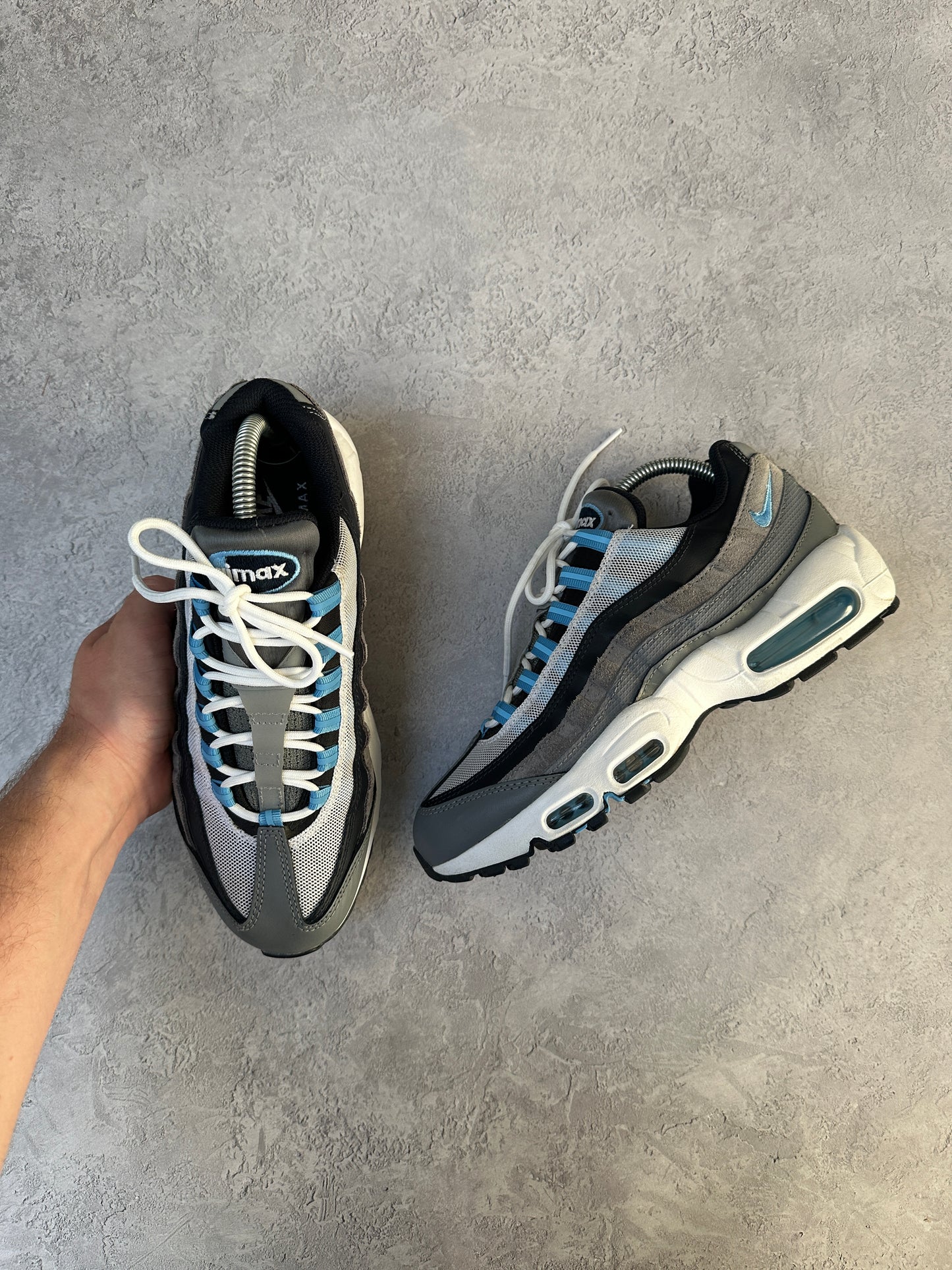 Nike Air Max 95 - Cool Grey / University Blue - UK6