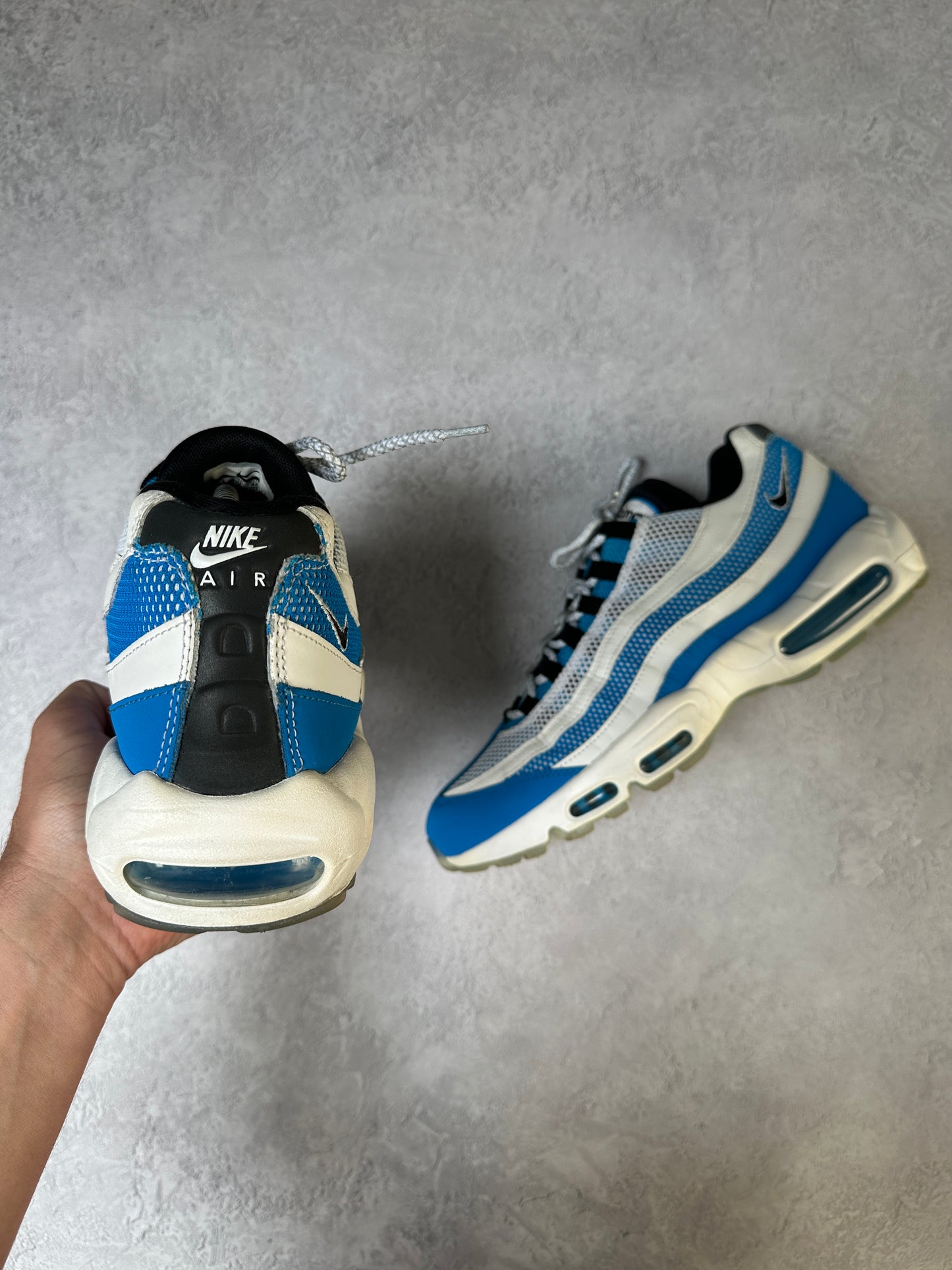 Nike Air Max 95 - White Royal Blue - UK11