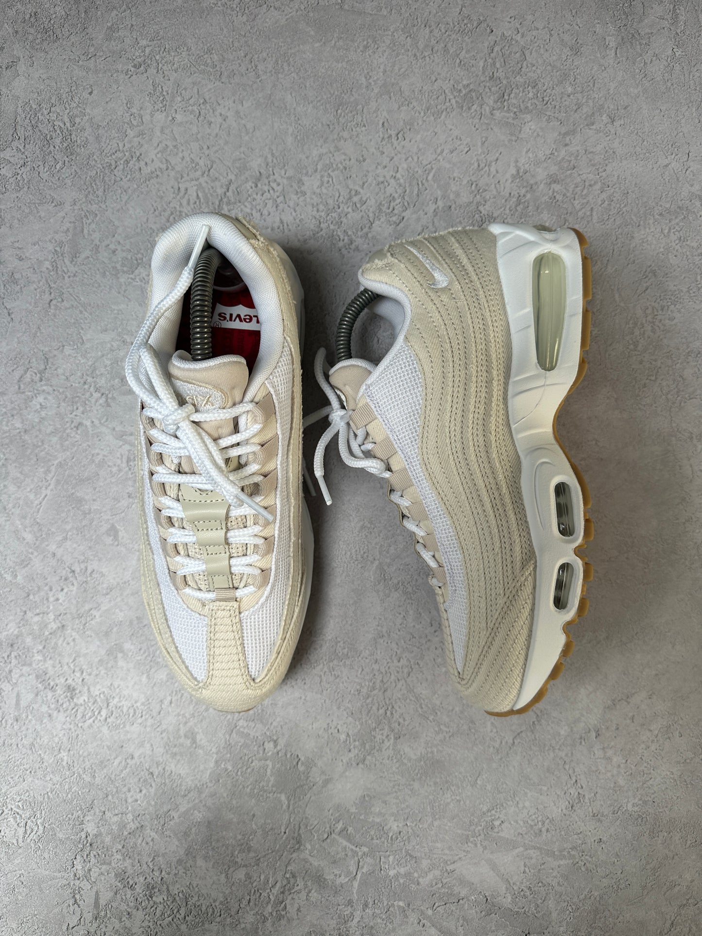 Nike Air Max 95 - White Levis - UK6.5