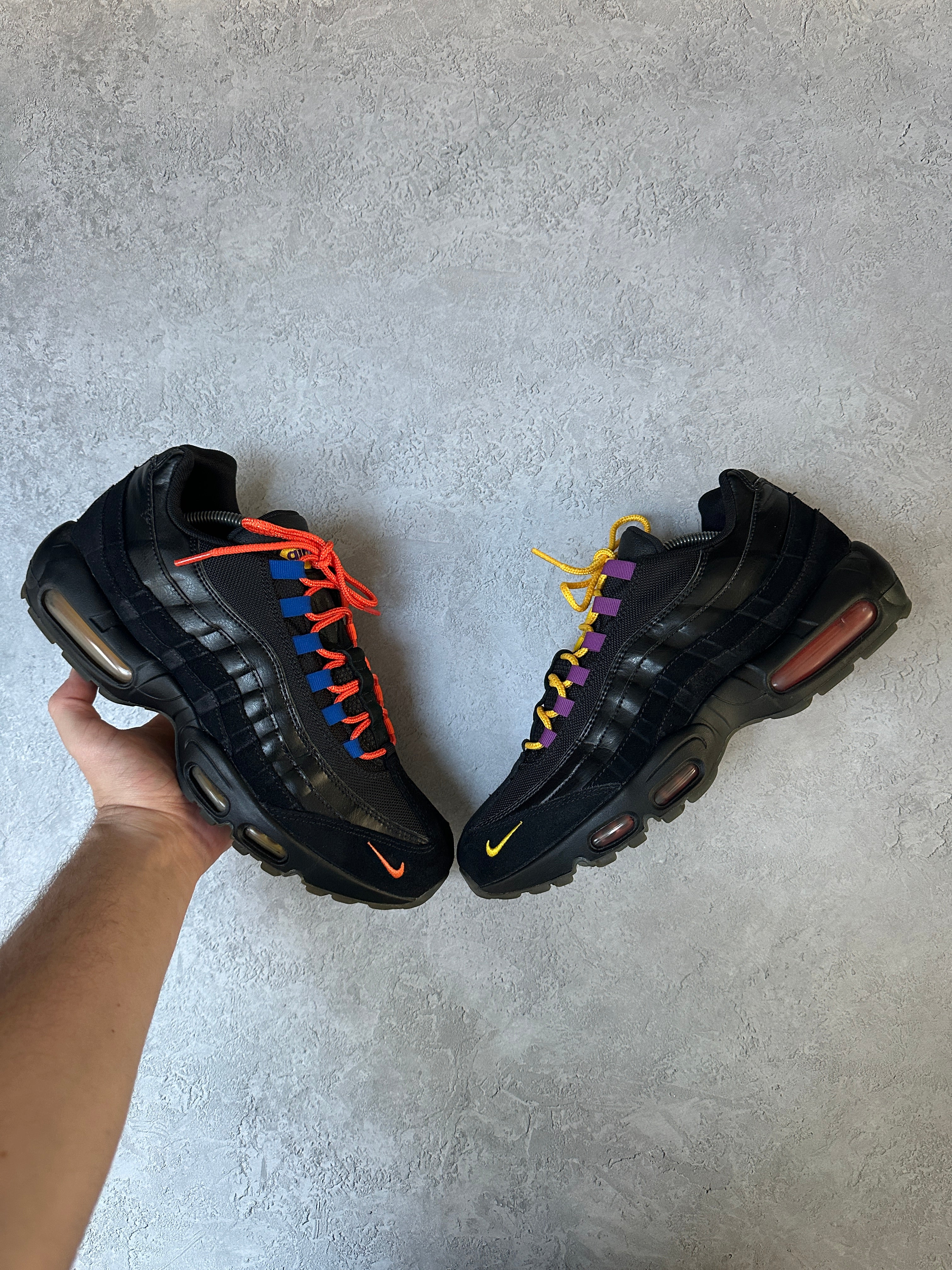 NIKE AIR MAX 95 LA vs NYC Black 海外 Air Max 95 Premium 'NY Vs LA' - Nike - AT8505 001 - black/rush