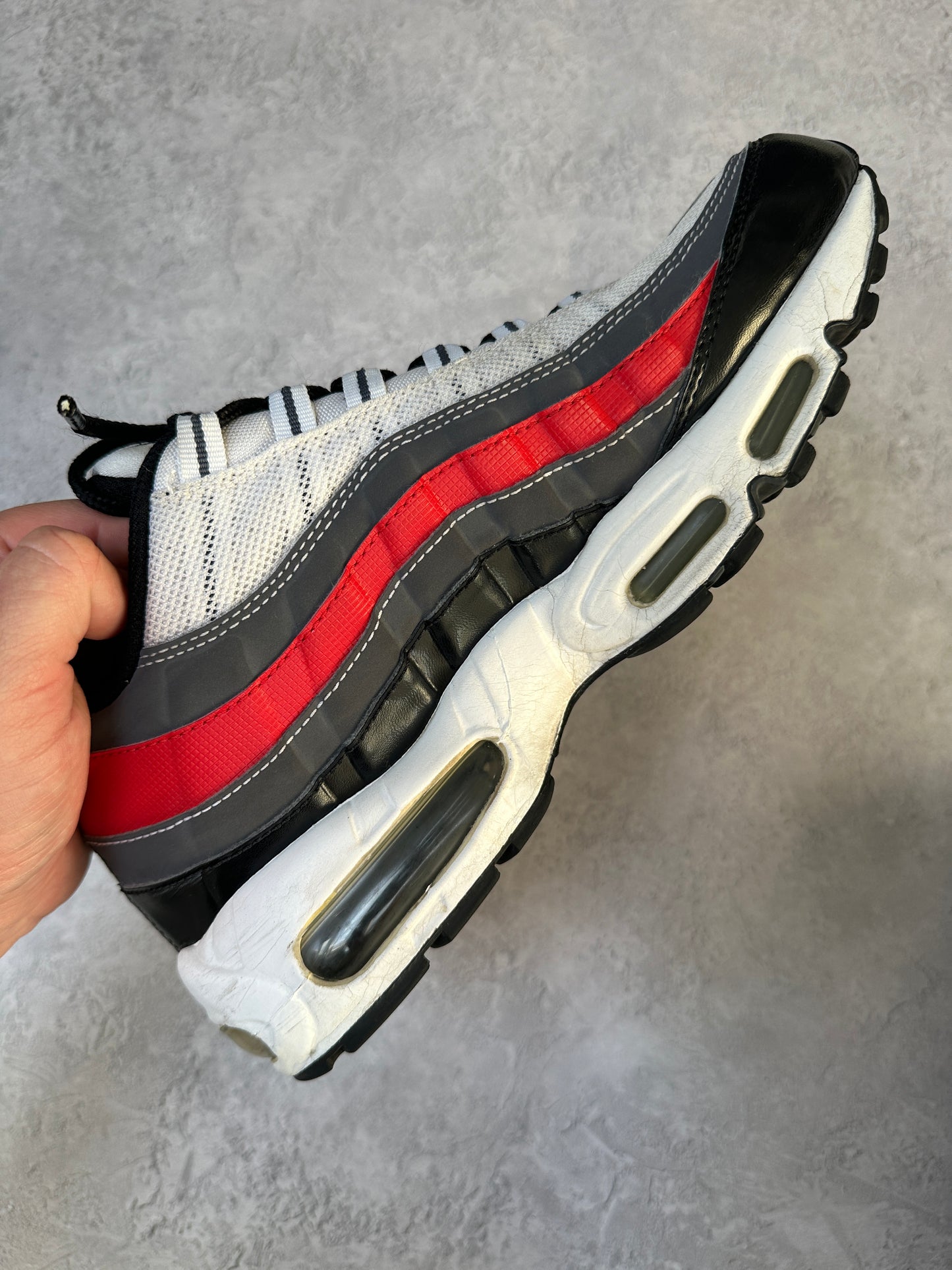 Nike Air Max 95 - Black / Chilling Red / Dark Grey - UK8