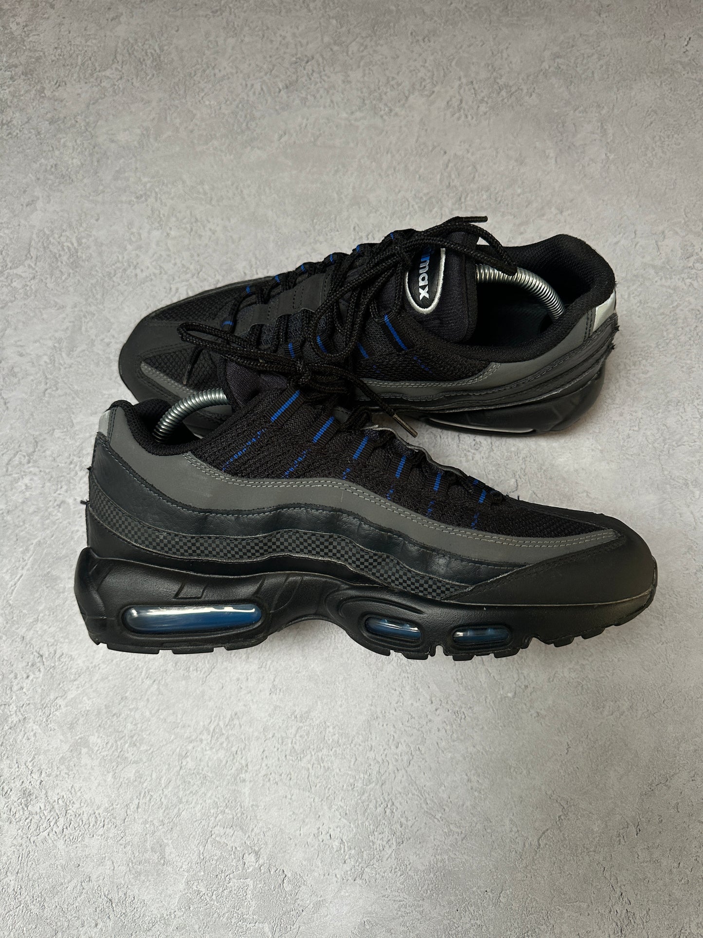 Nike Air Max 95 - Black / Royal Blue - UK8.5