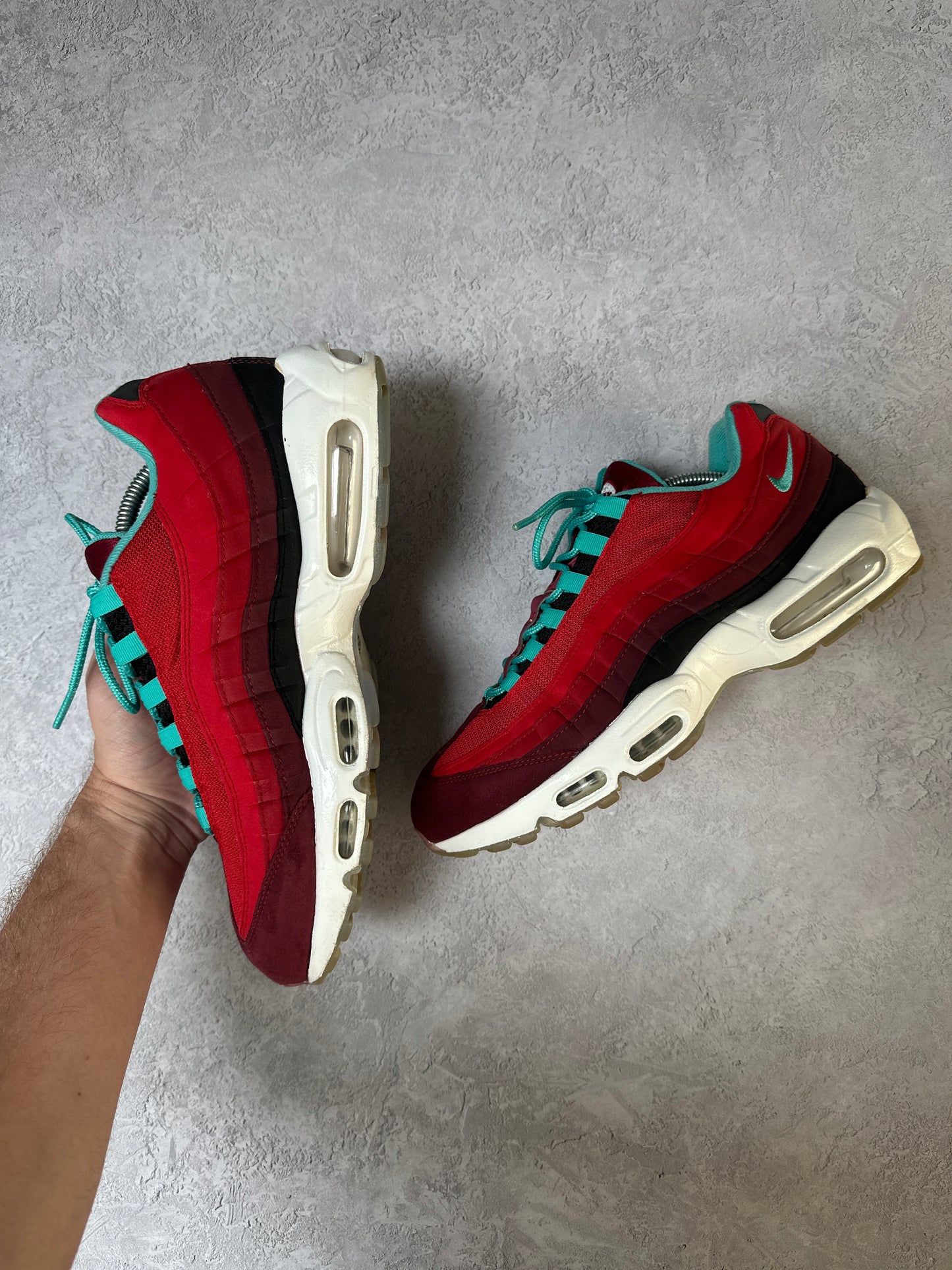 Nike Air Max 95 - Red / Teal ID - UK9