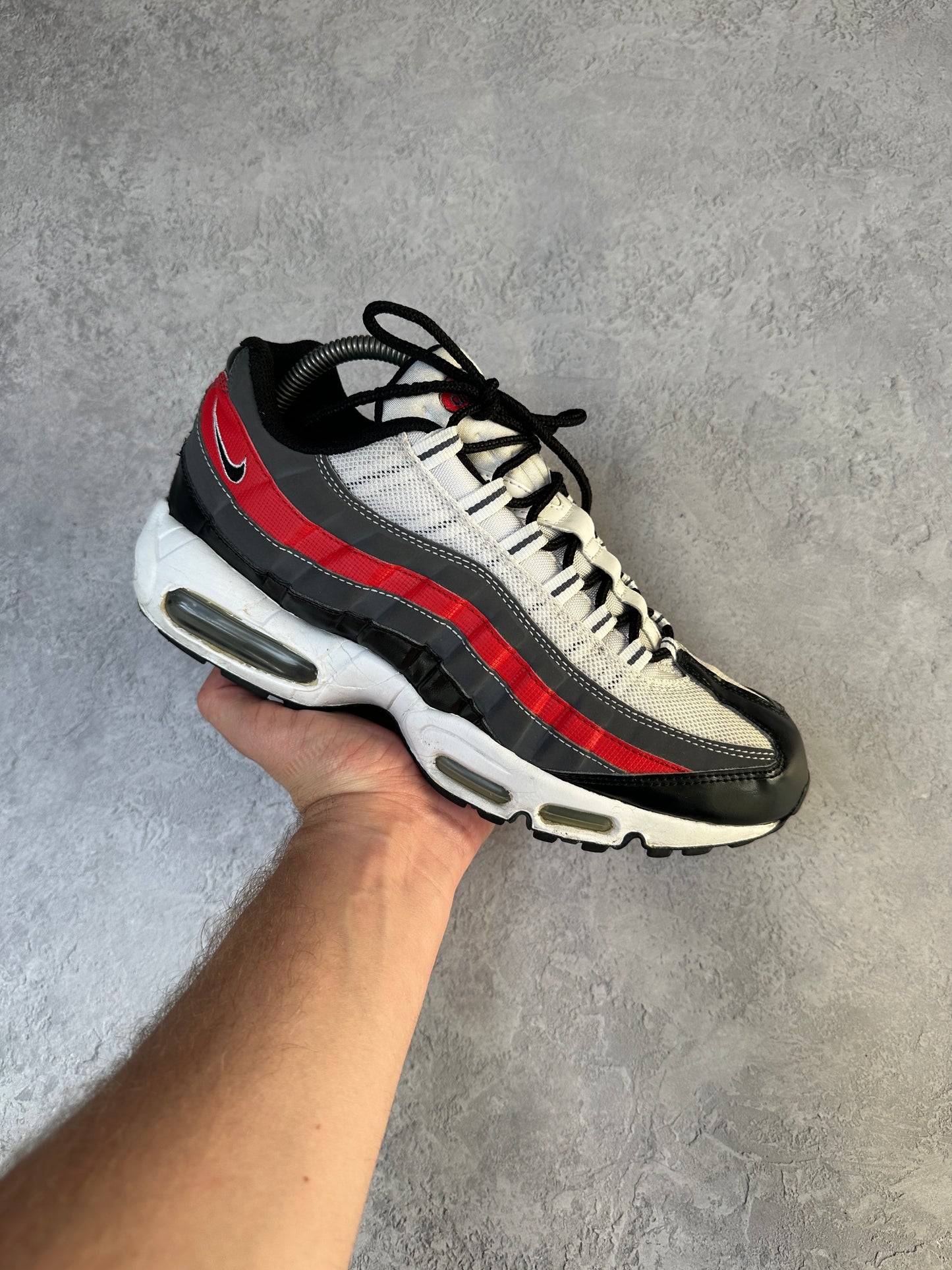 Nike Air Max 95 - Black / Chilling Red / Dark Grey - UK8