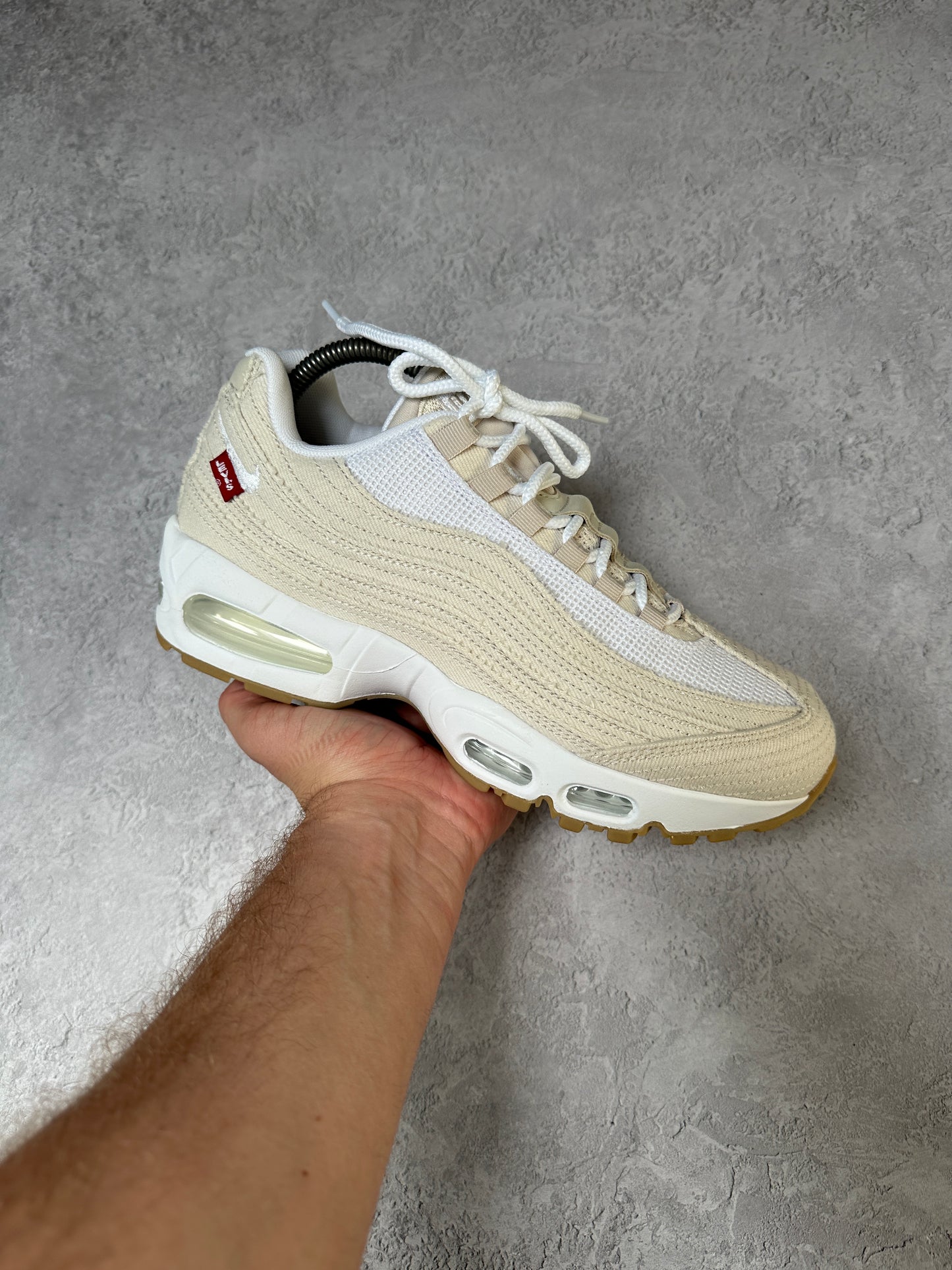 Nike Air Max 95 - White Levis - UK6.5