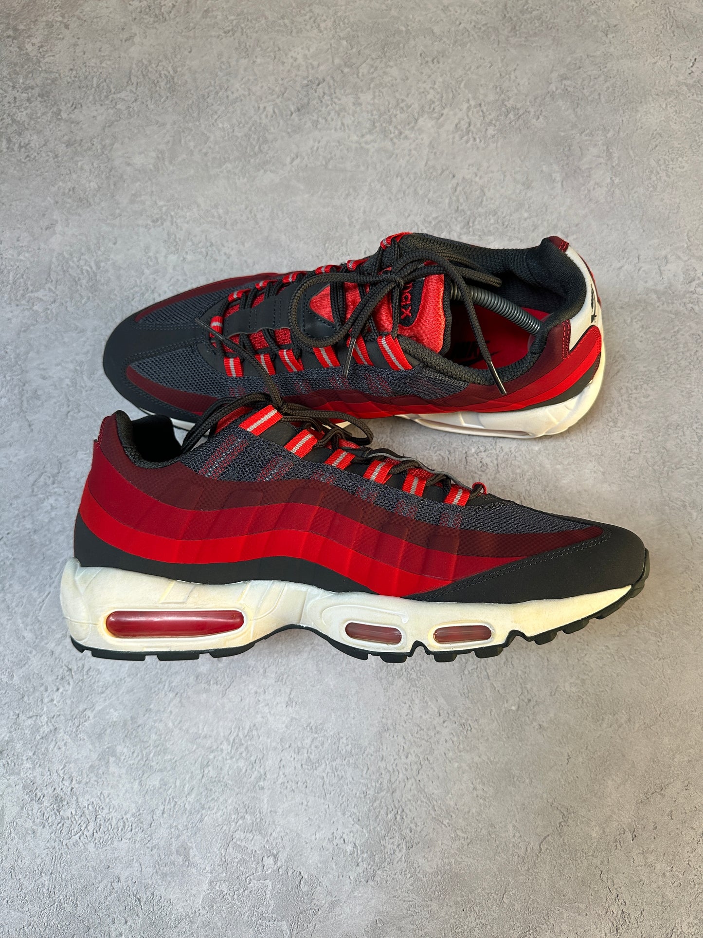Nike Air Max 95 - Anthracite Red No Sew - UK11