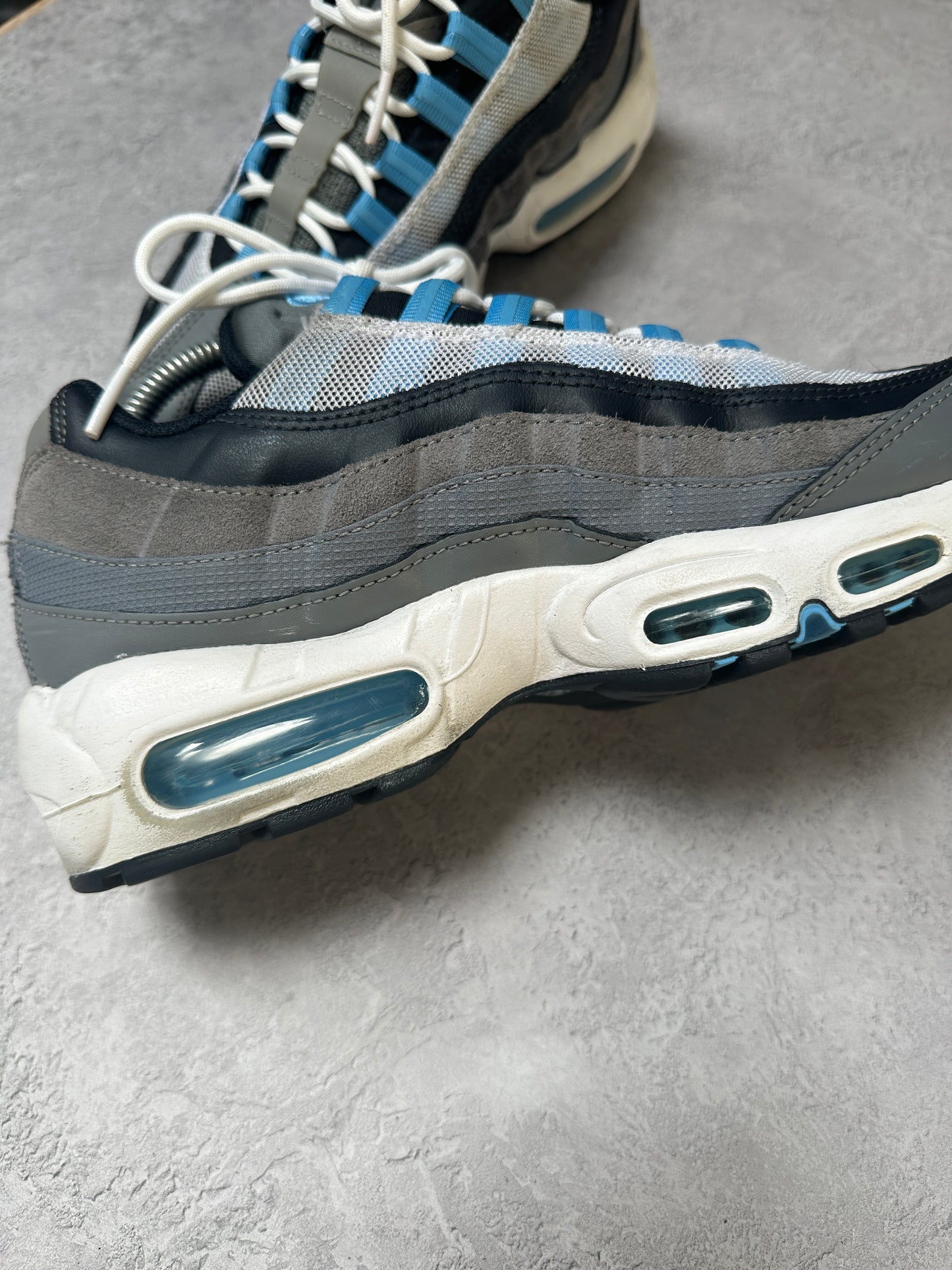 Nike Air Max 95 - Cool Grey / University Blue - UK6