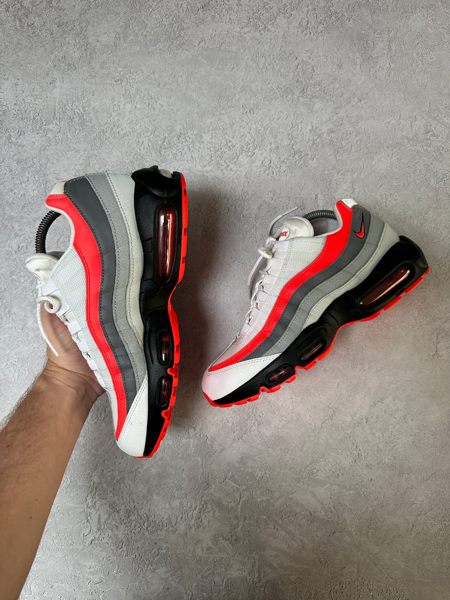 Nike Air Max 95 - Bright Crimson / Comet - UK7.5