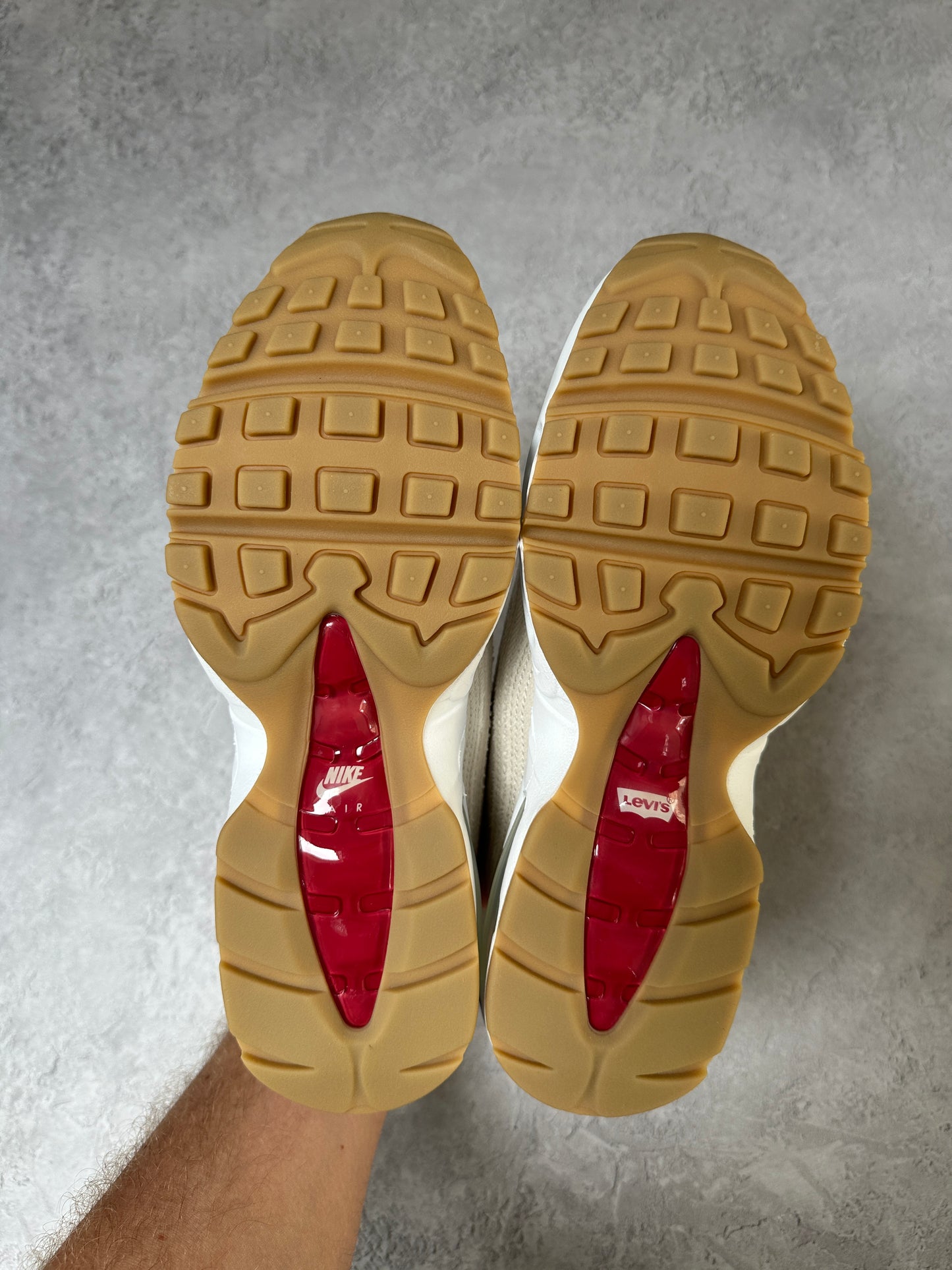 Nike Air Max 95 - White Levis - UK6.5