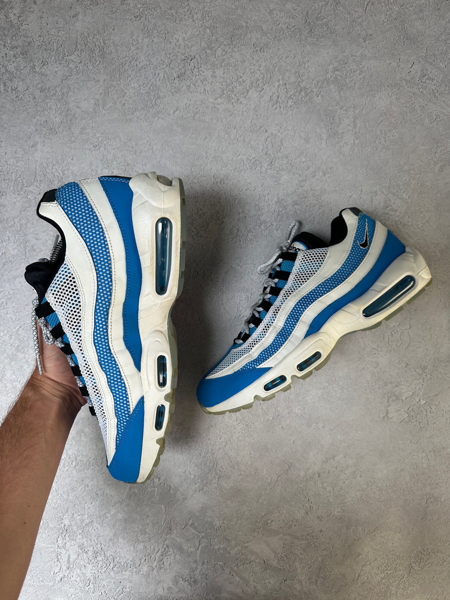 Nike Air Max 95 - White Royal Blue - UK11