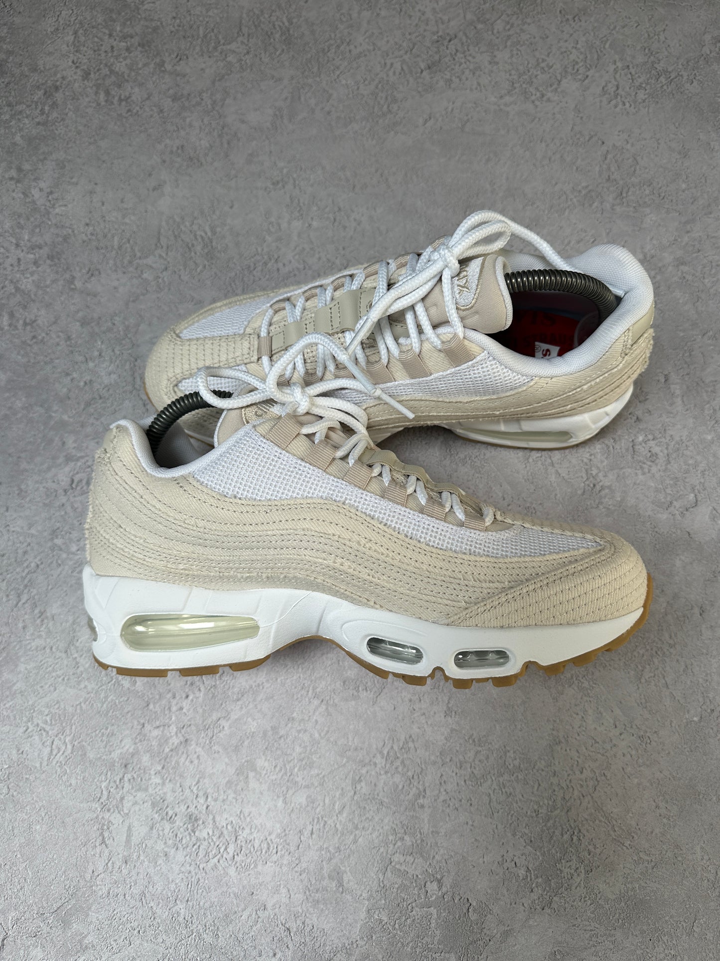 Nike Air Max 95 - White Levis - UK6.5