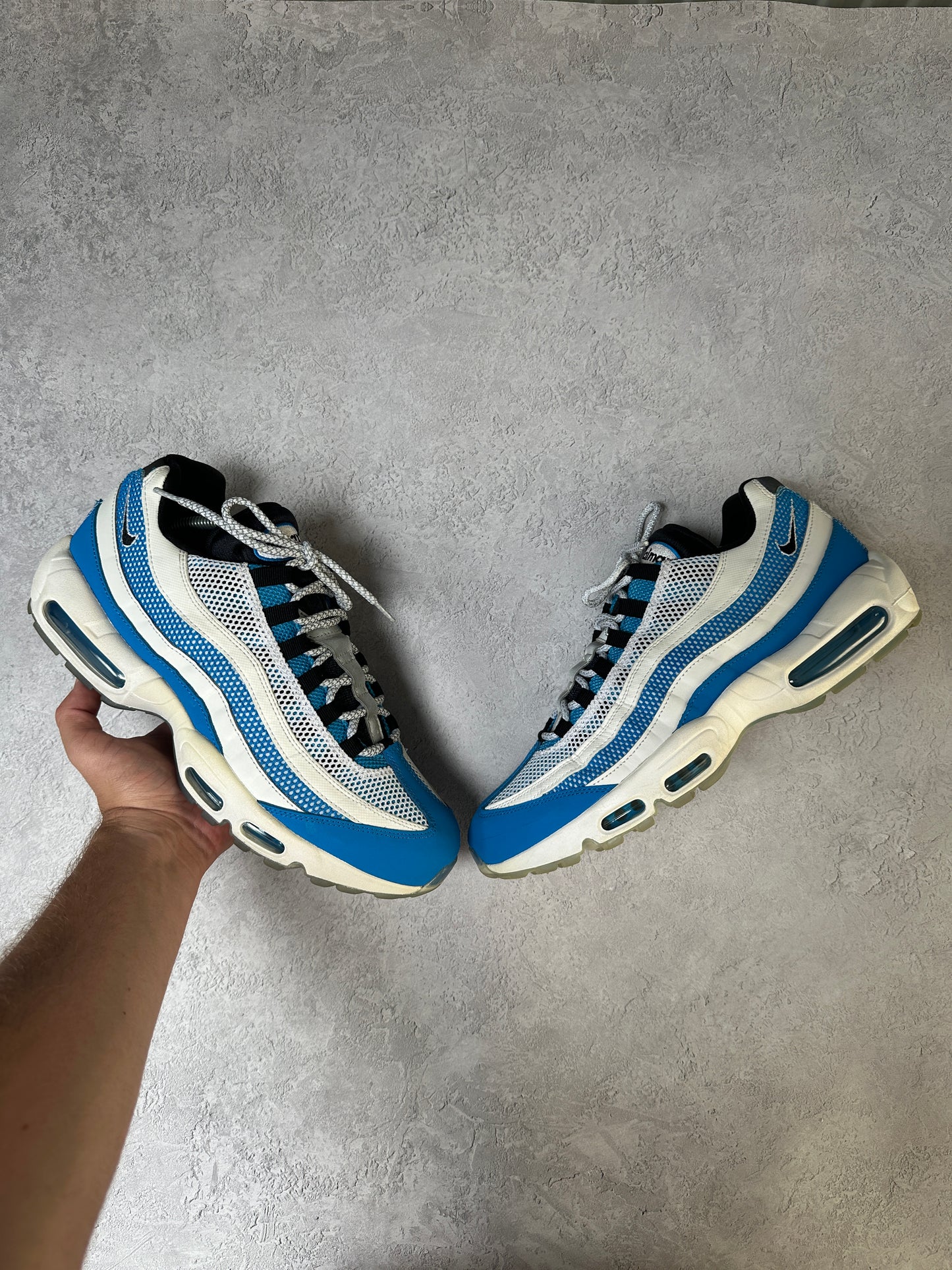 Nike Air Max 95 - White Royal Blue - UK11