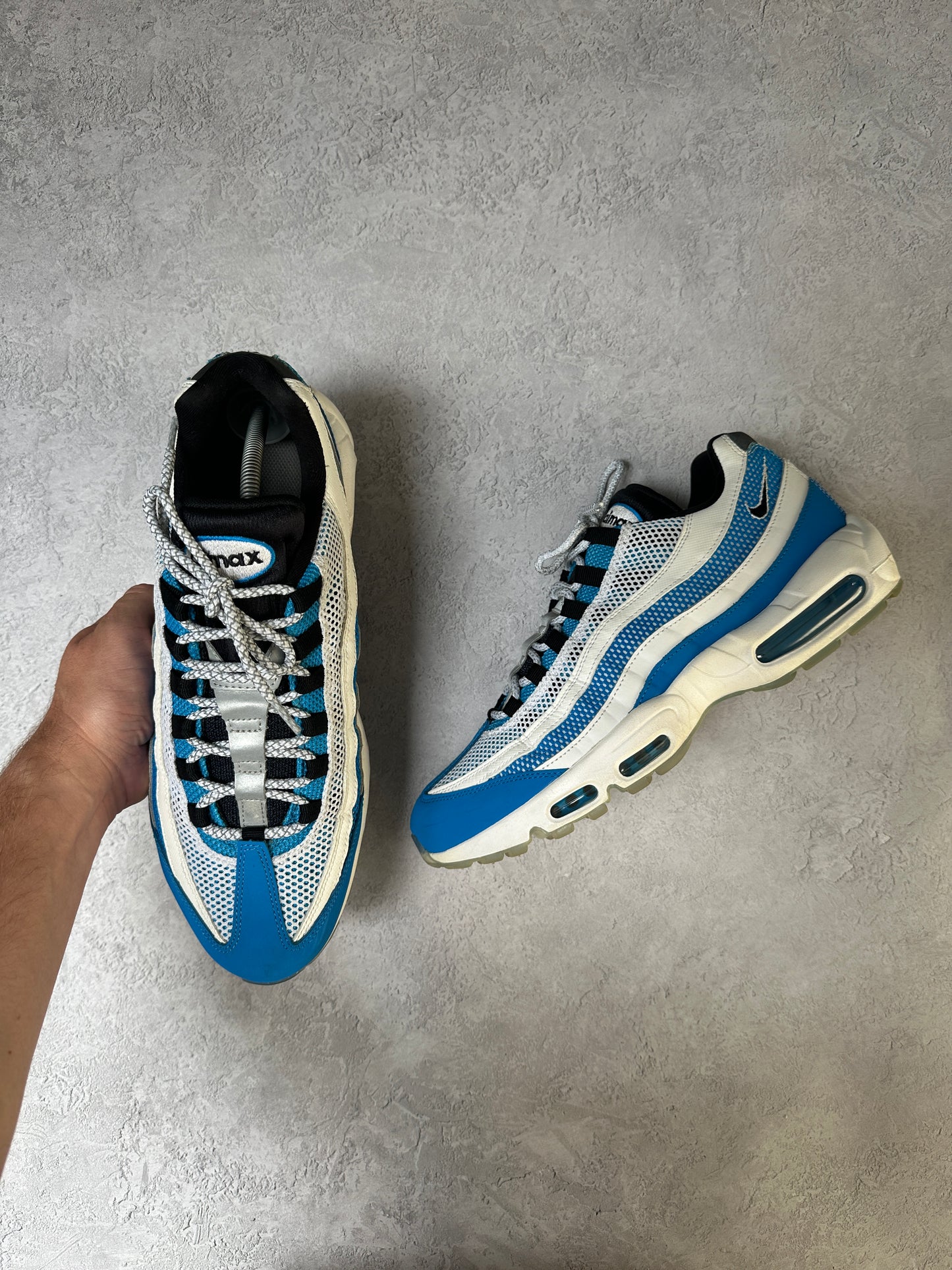 Nike Air Max 95 - White Royal Blue - UK11