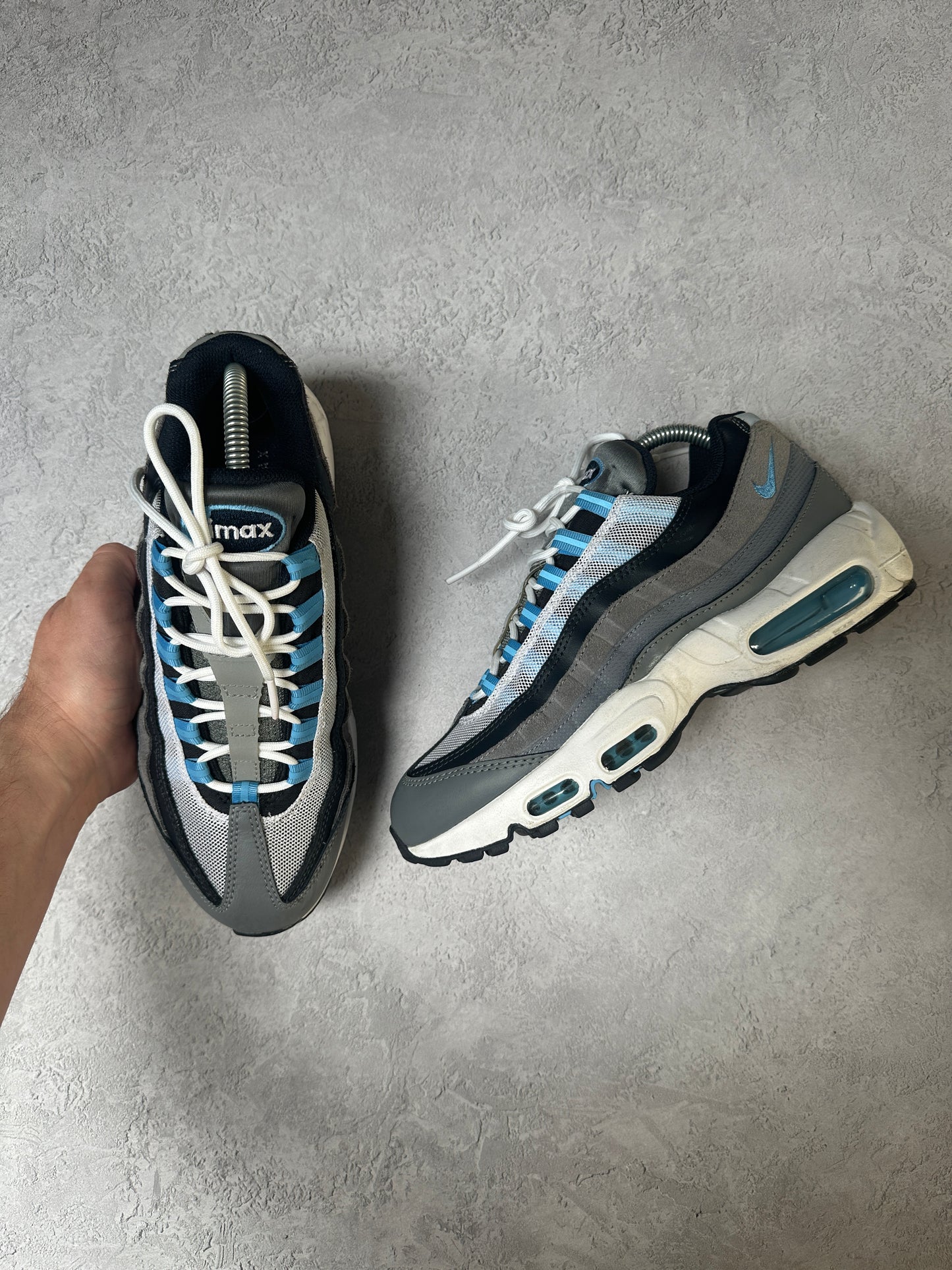 Nike Air Max 95 - Cool Grey / University Blue - UK6
