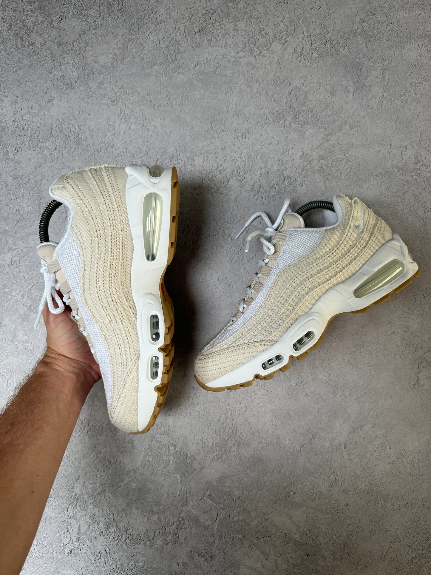 Nike Air Max 95 - White Levis - UK6.5