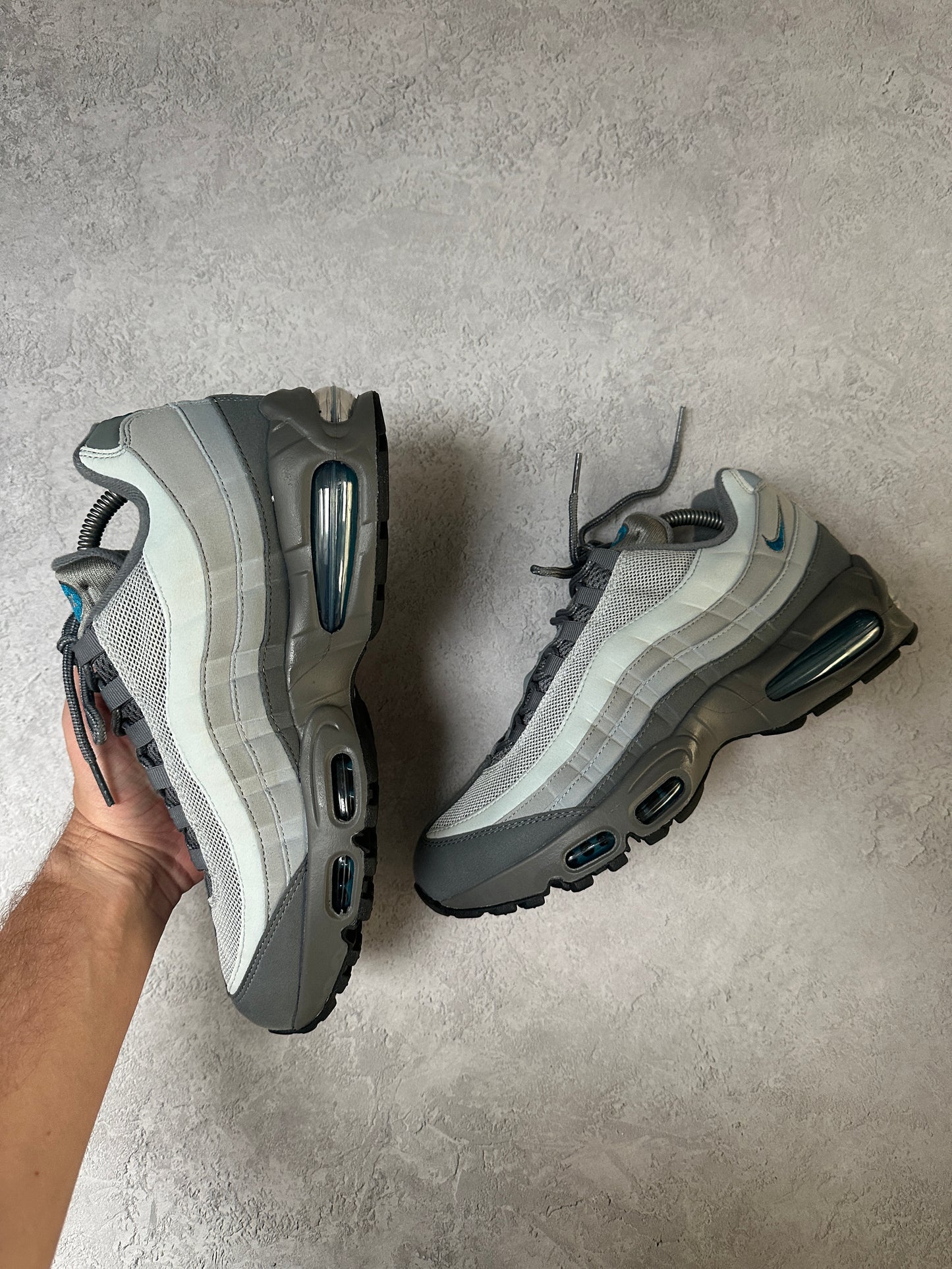 Nike Air Max 95 - Grey Green Abyss - UK8