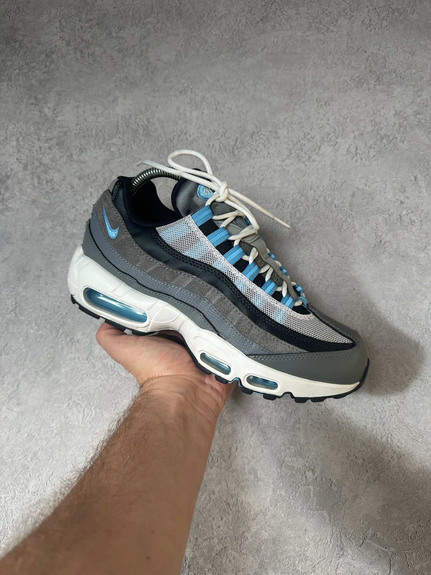 Nike Air Max 95 - Cool Grey / University Blue - UK6