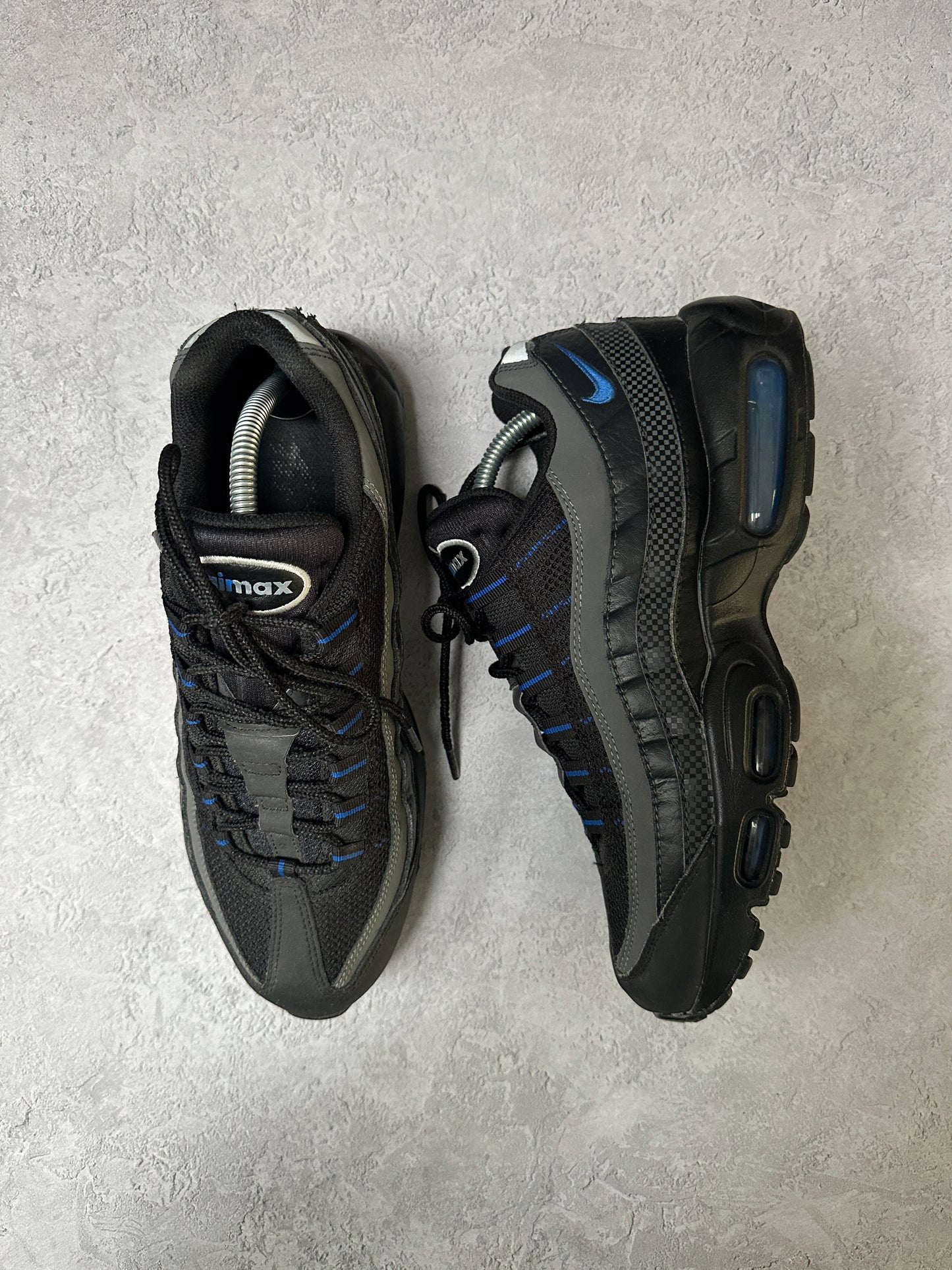 Nike Air Max 95 - Black / Royal Blue - UK8.5