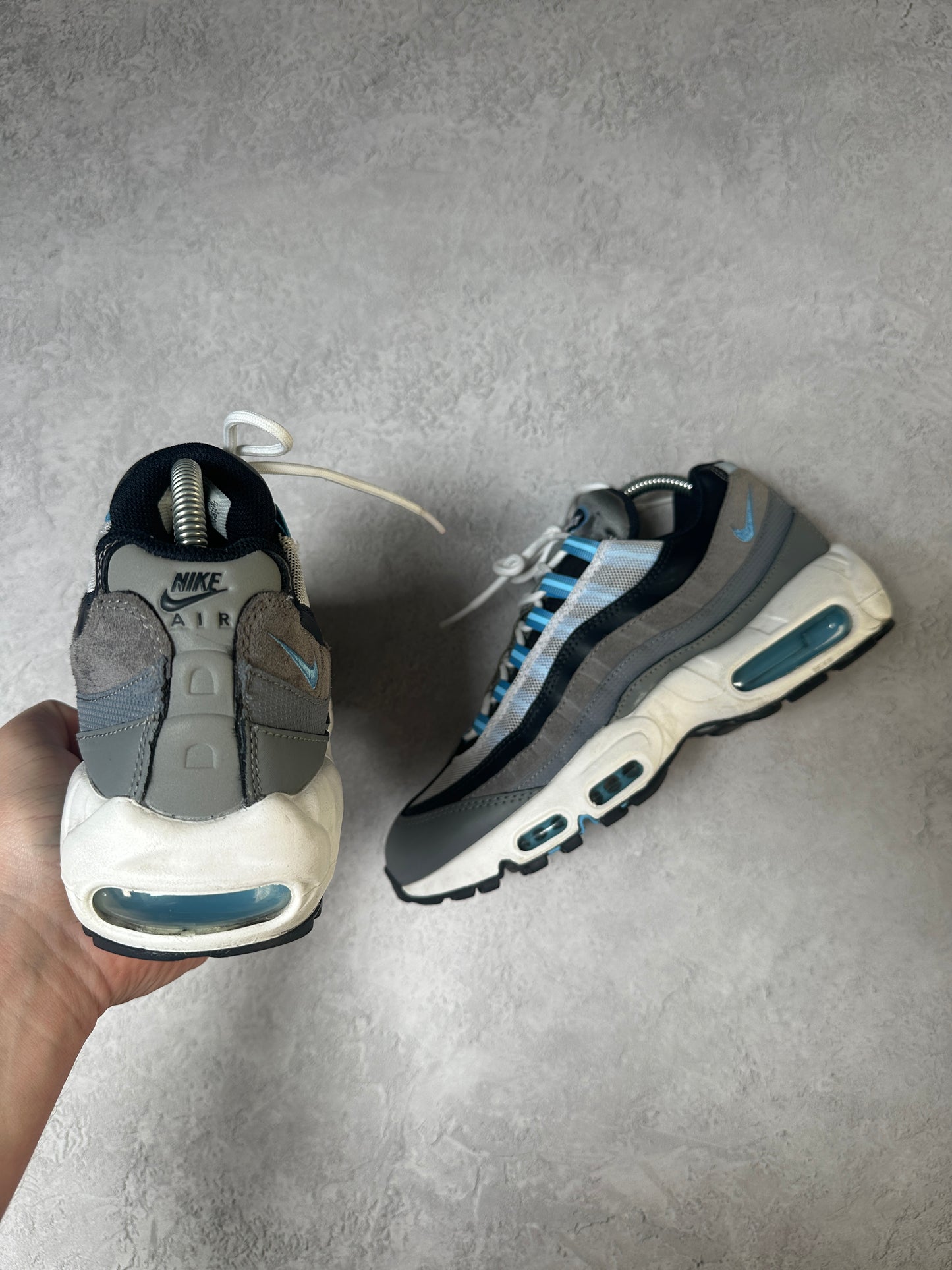 Nike Air Max 95 - Cool Grey / University Blue - UK6