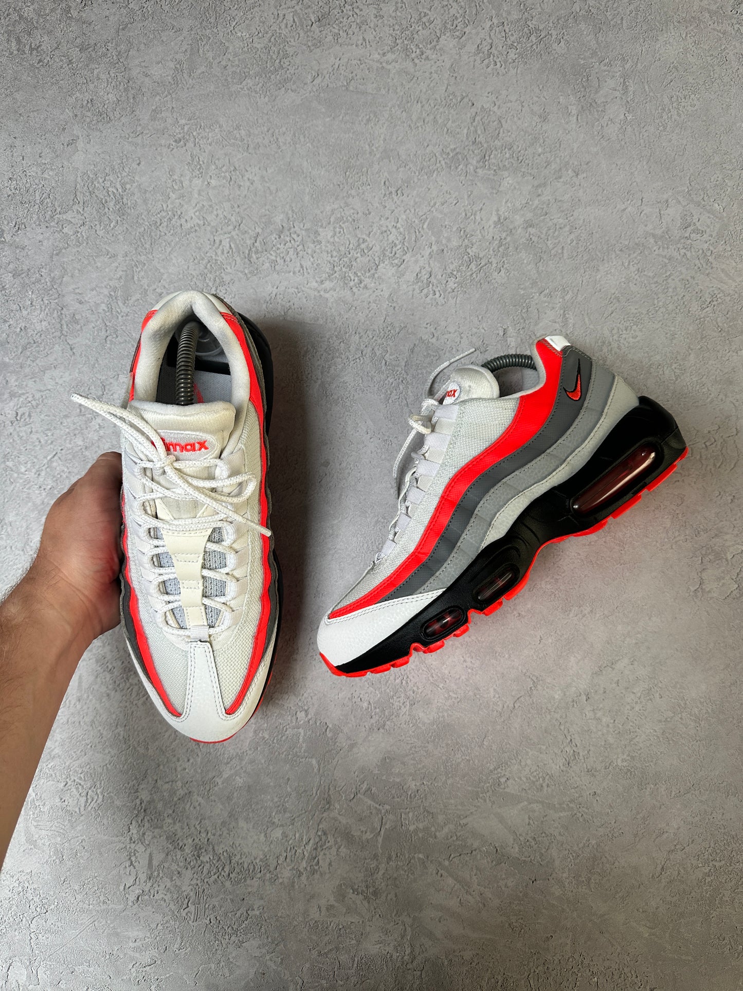 Nike Air Max 95 - Bright Crimson / Comet - UK7.5
