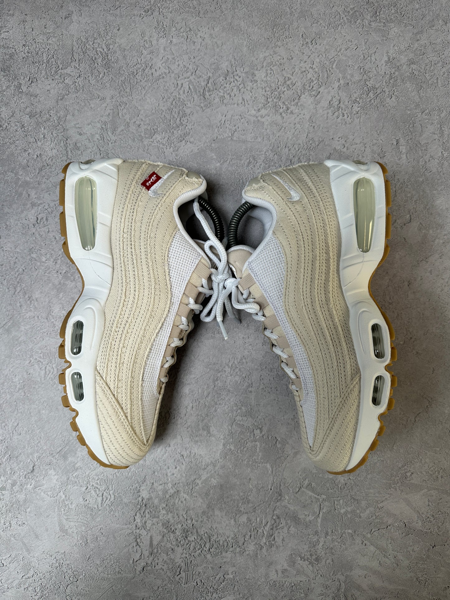 Nike Air Max 95 - White Levis - UK6.5
