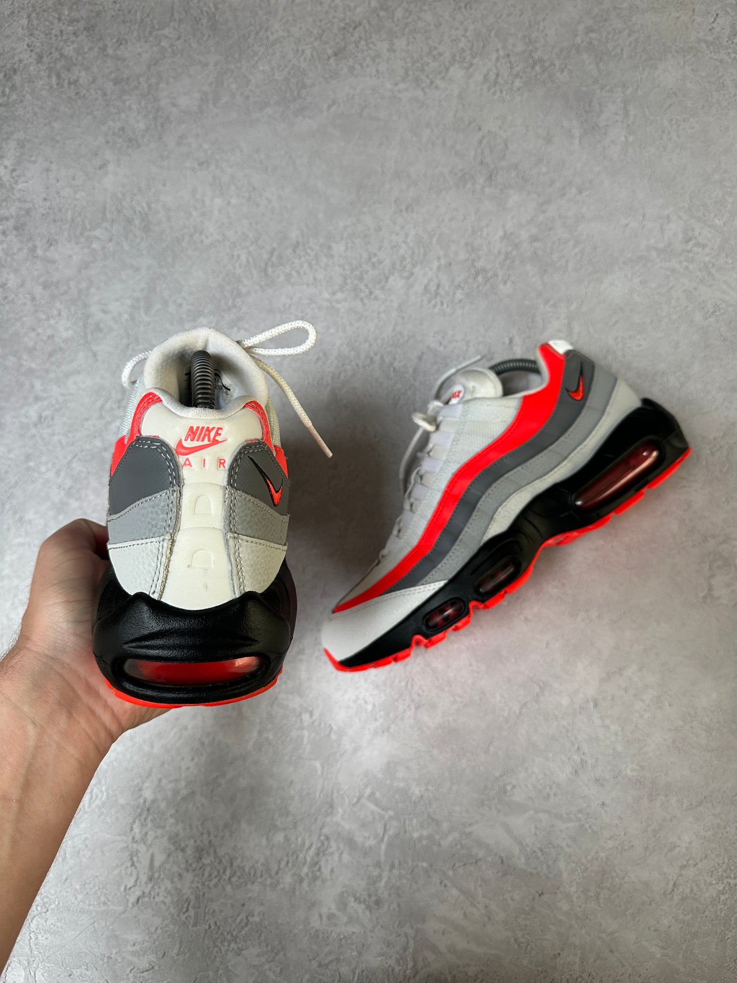 Nike Air Max 95 - Bright Crimson / Comet - UK7.5