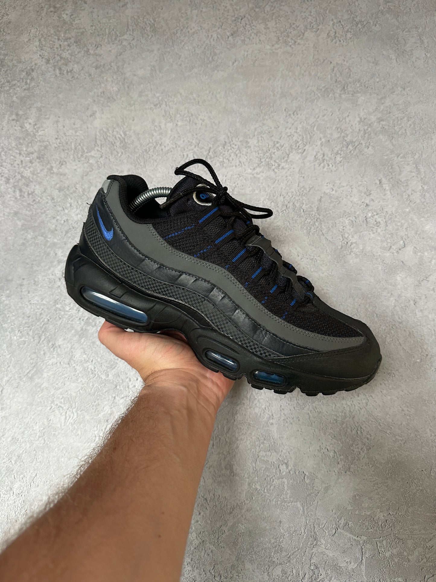 Nike Air Max 95 - Black / Royal Blue - UK8.5
