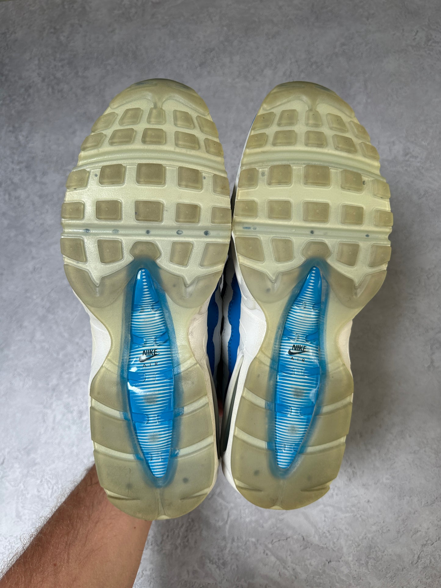 Nike Air Max 95 - White Royal Blue - UK11
