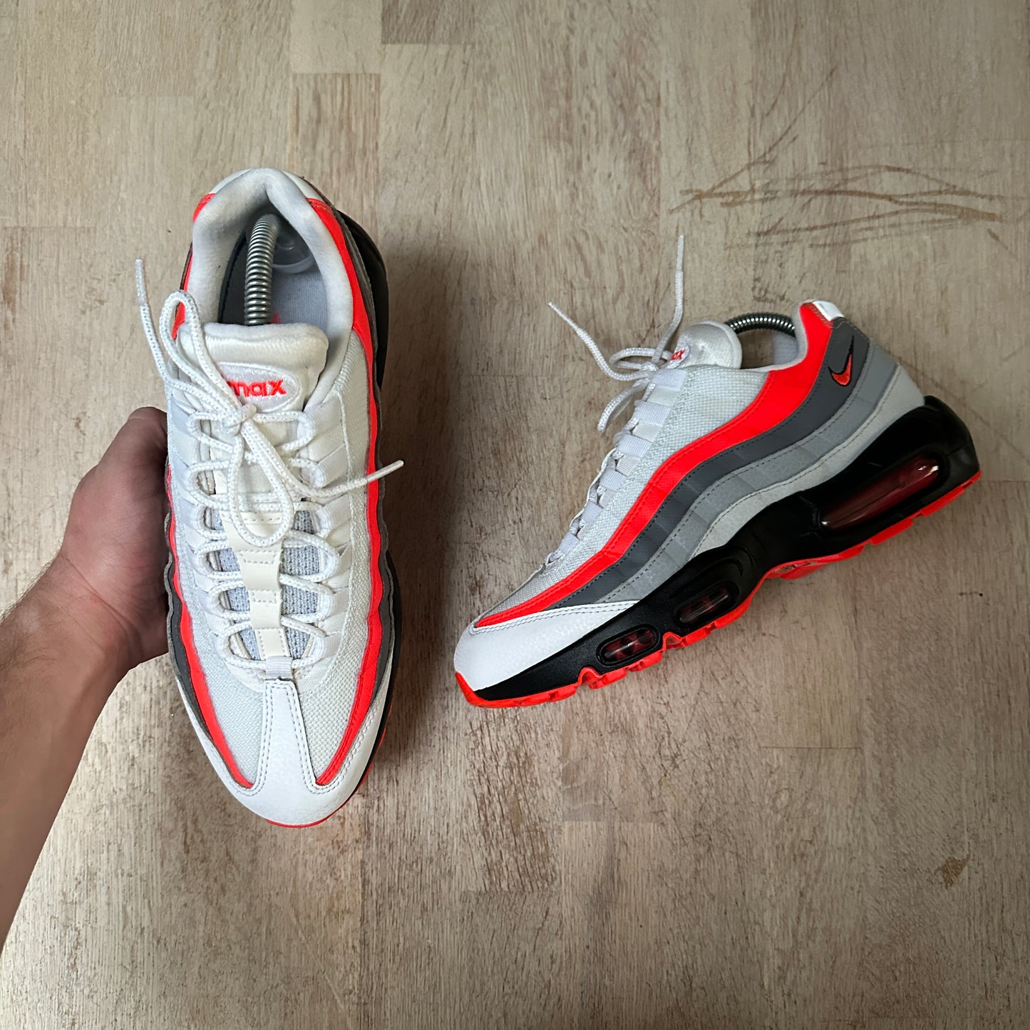 Nike Air Max 95 - Bright Crimson / Comet - UK7.5