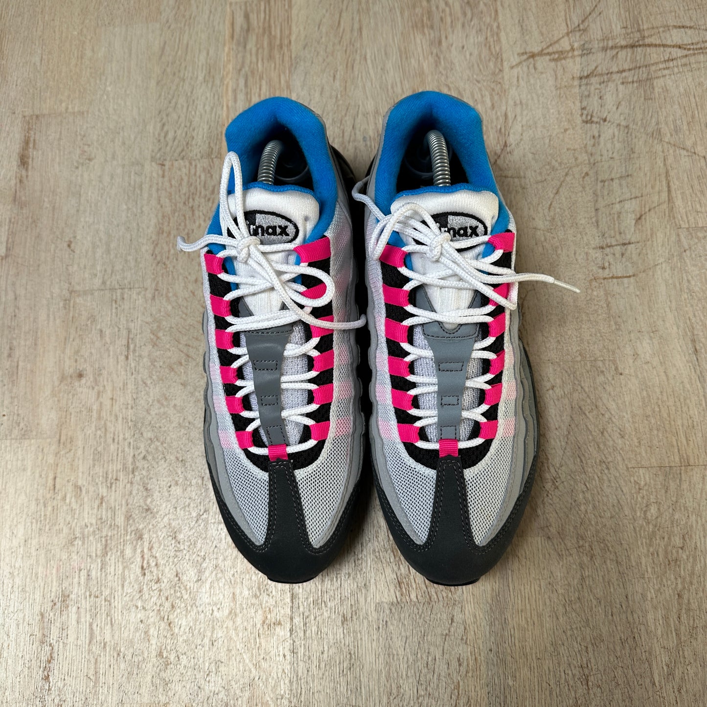 Nike Air Max 95 - Grey / Pink / Neon ID 2015 - UK8