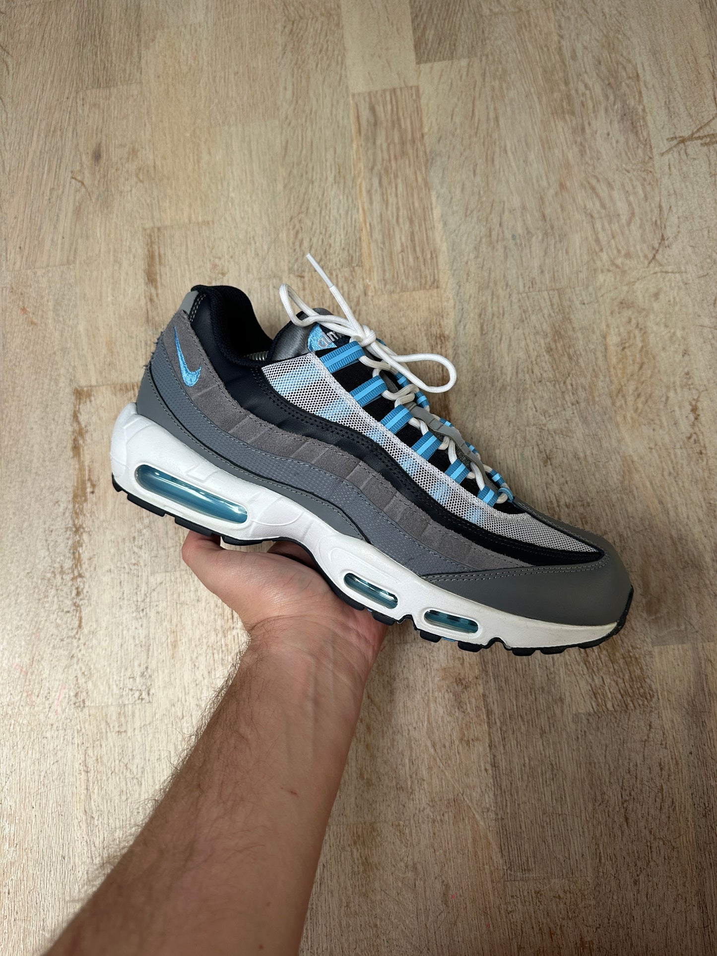 Nike Air Max 95 - Cool Grey / University Blue - UK11