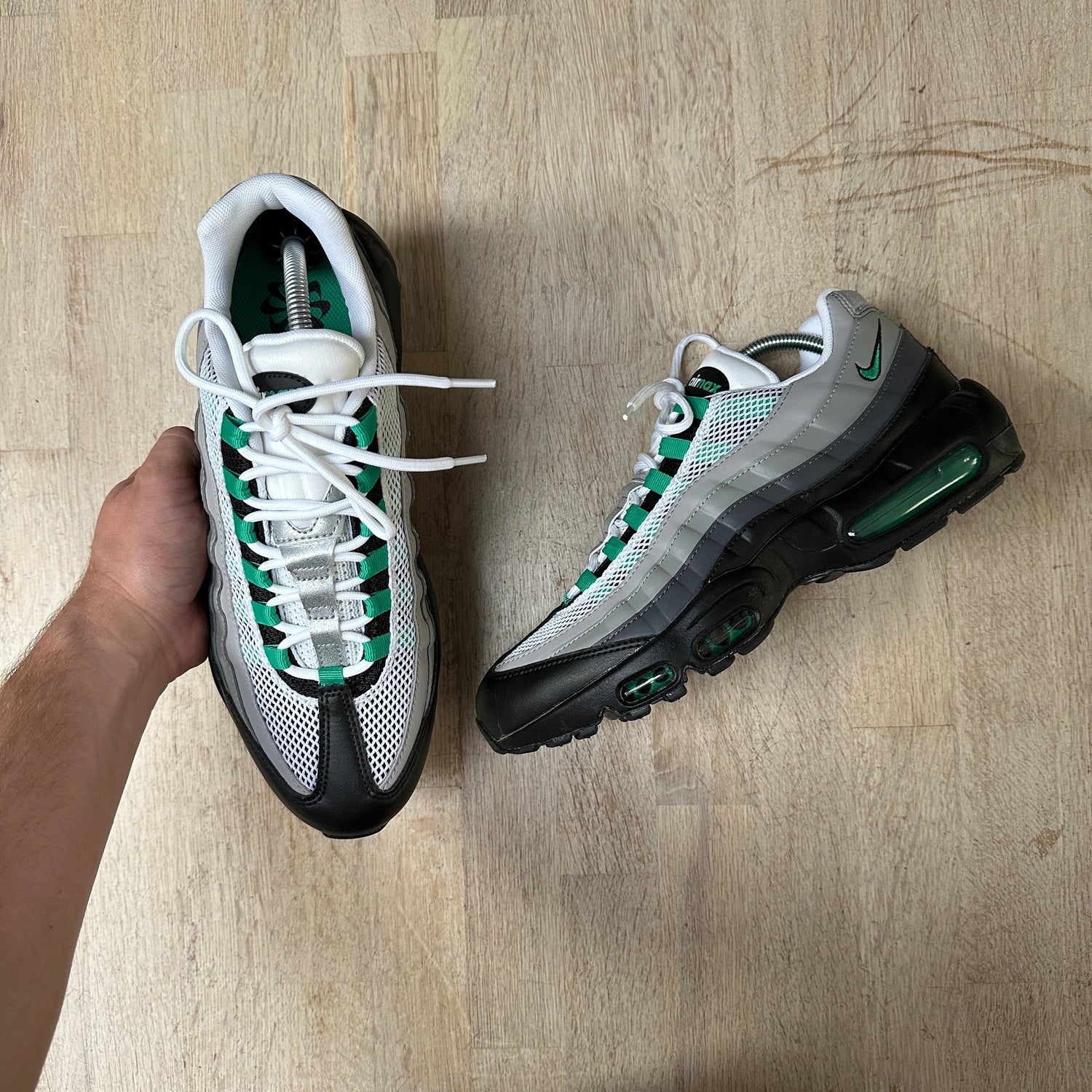 Mint green clearance 95 air max