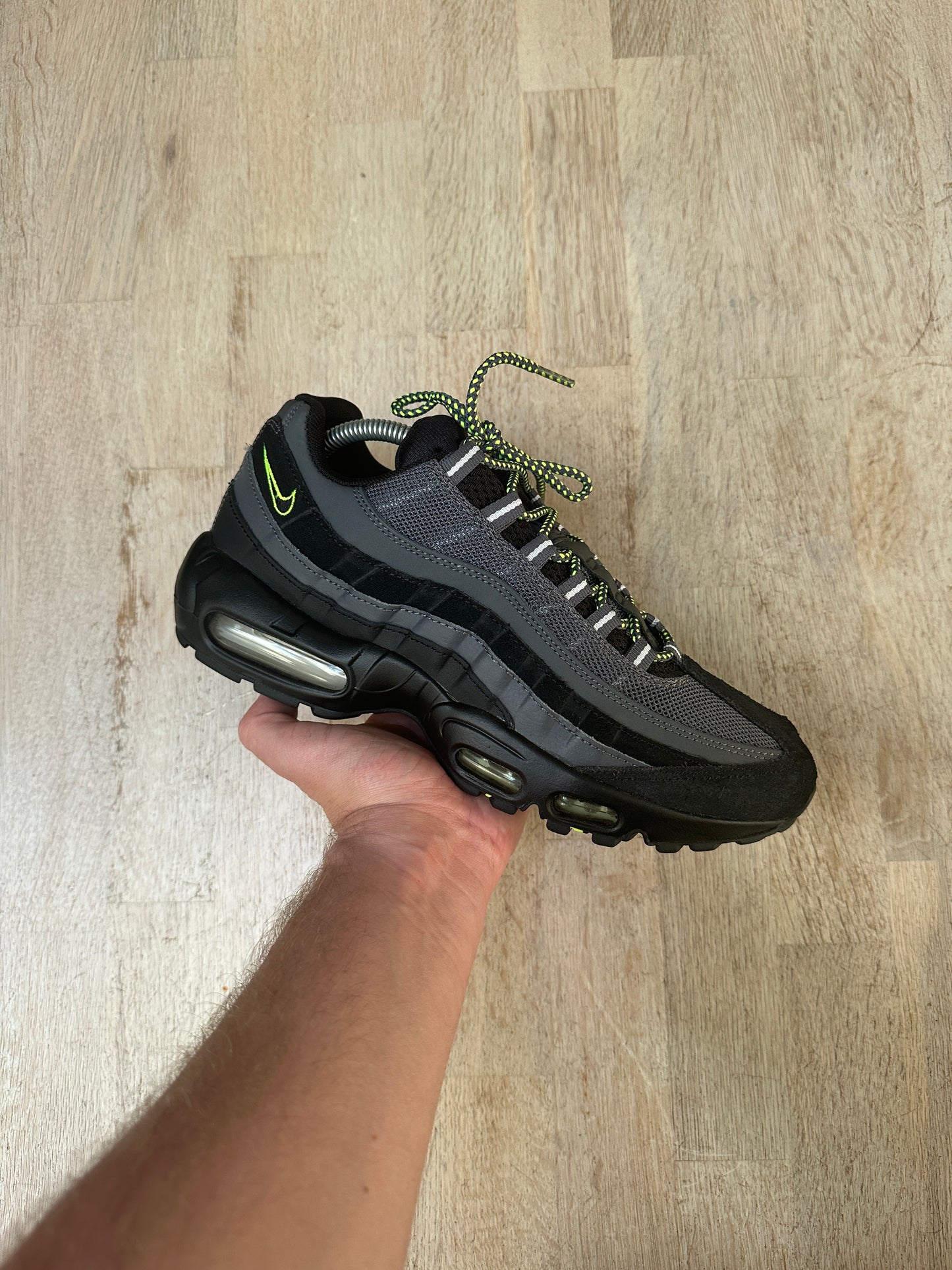 Nike Air Max 95 - Pure Black / Cool Grey - UK7.5