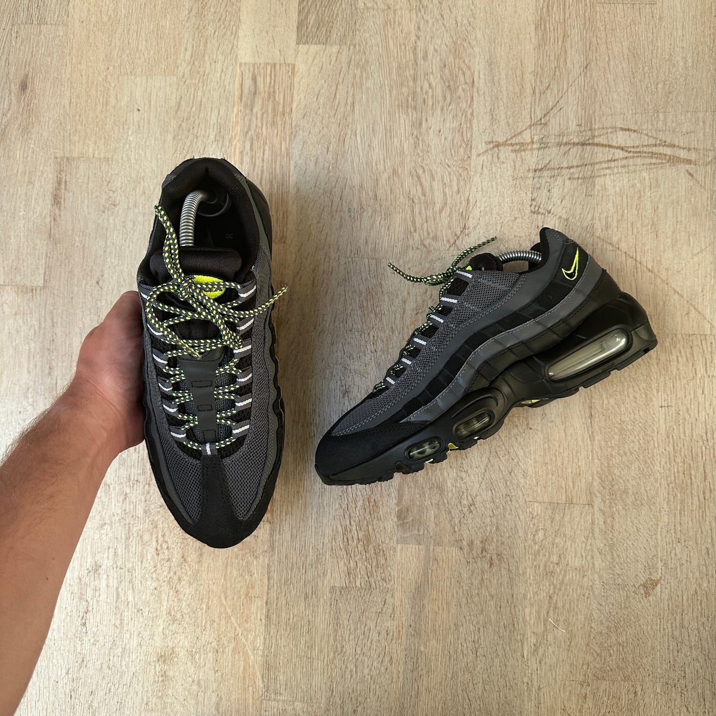 Nike Air Max 95 - Pure Black / Cool Grey - UK7.5