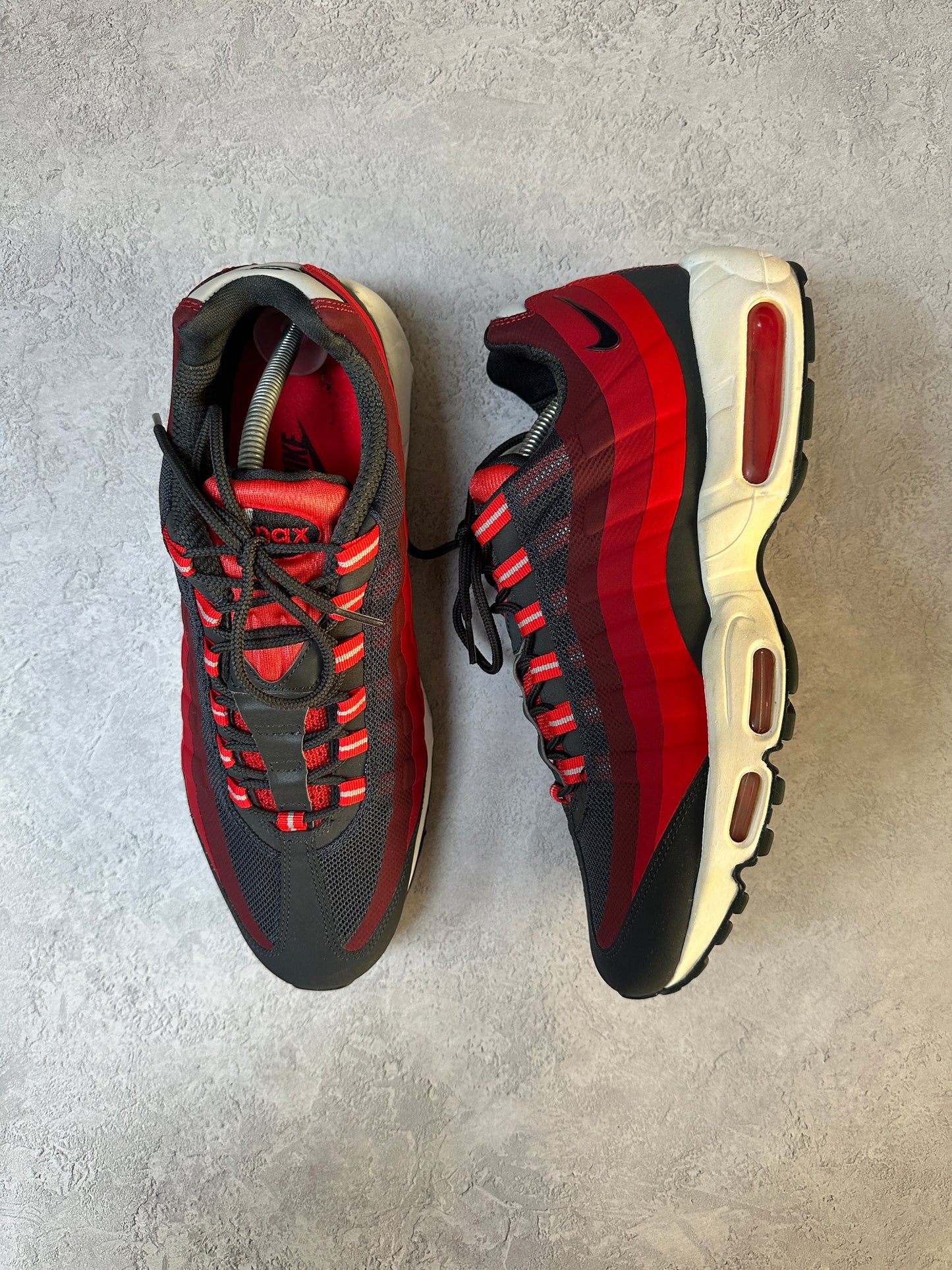 Nike Air Max 95 - Anthracite Red No Sew - UK11