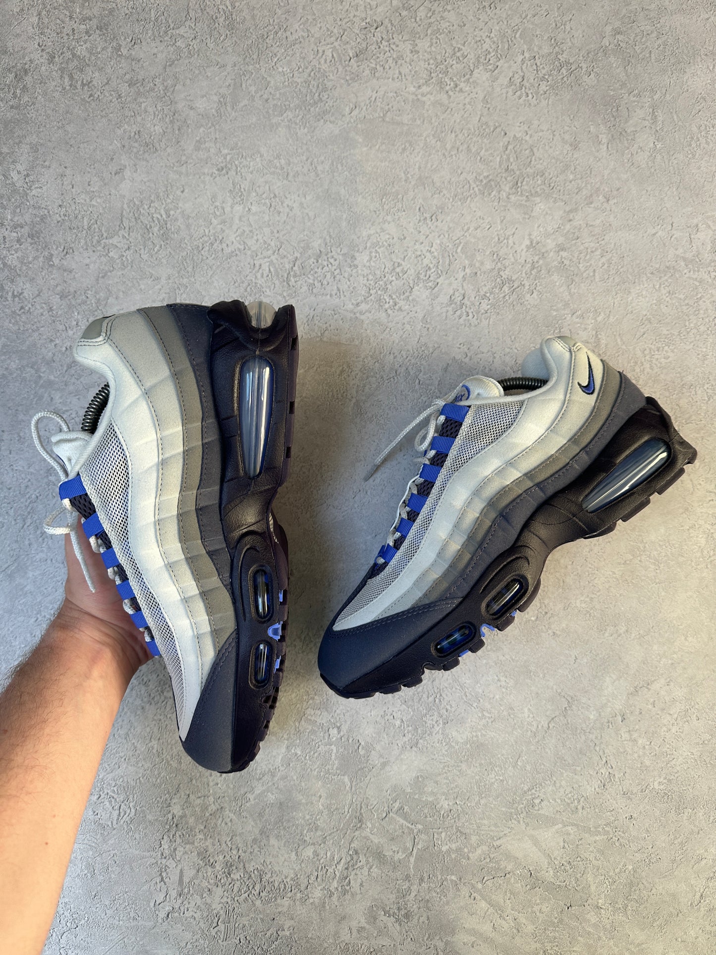 Nike Air Max 95 - Photon Dust / Purple Dynasty - UK8.5