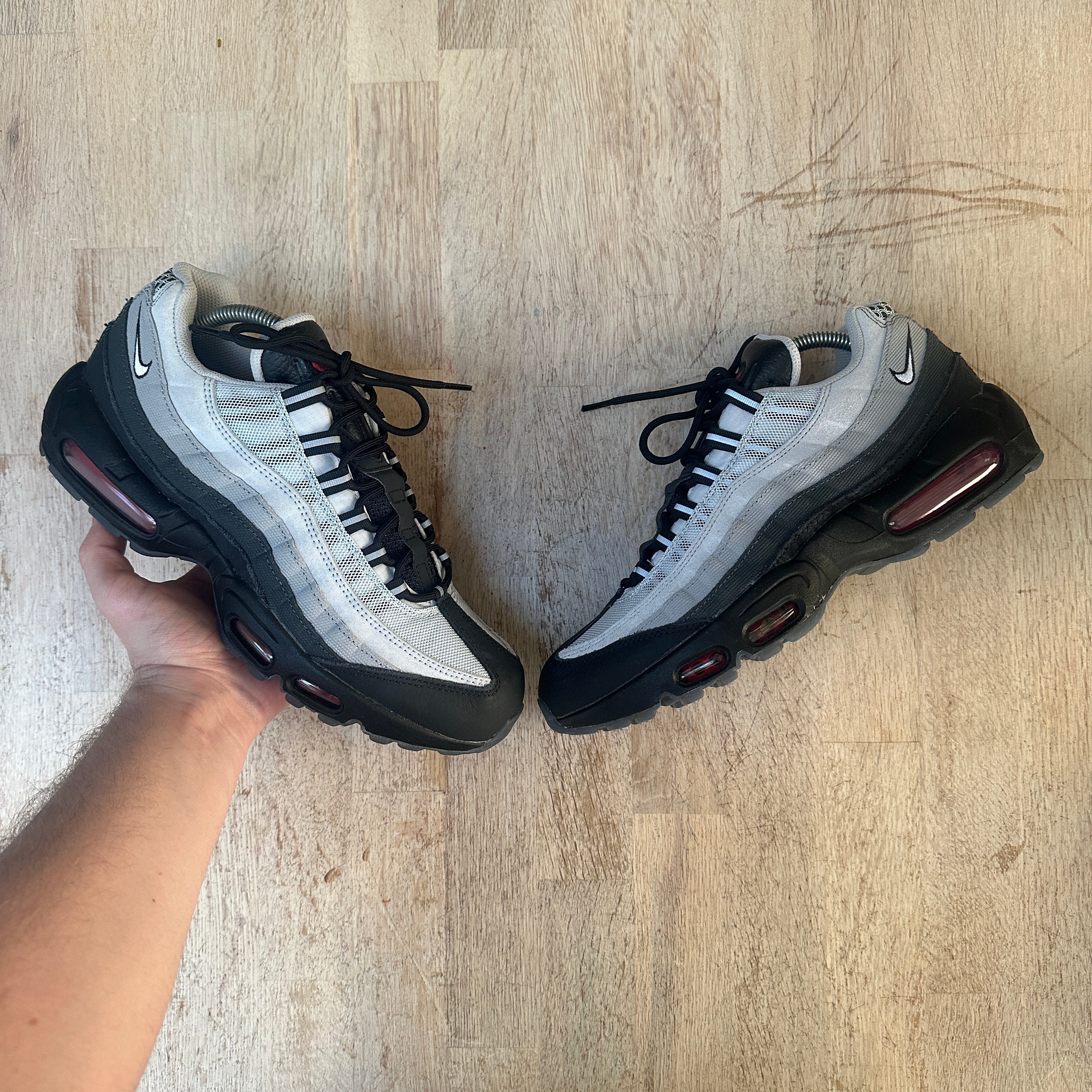 air max 95 day of the dead on feet
