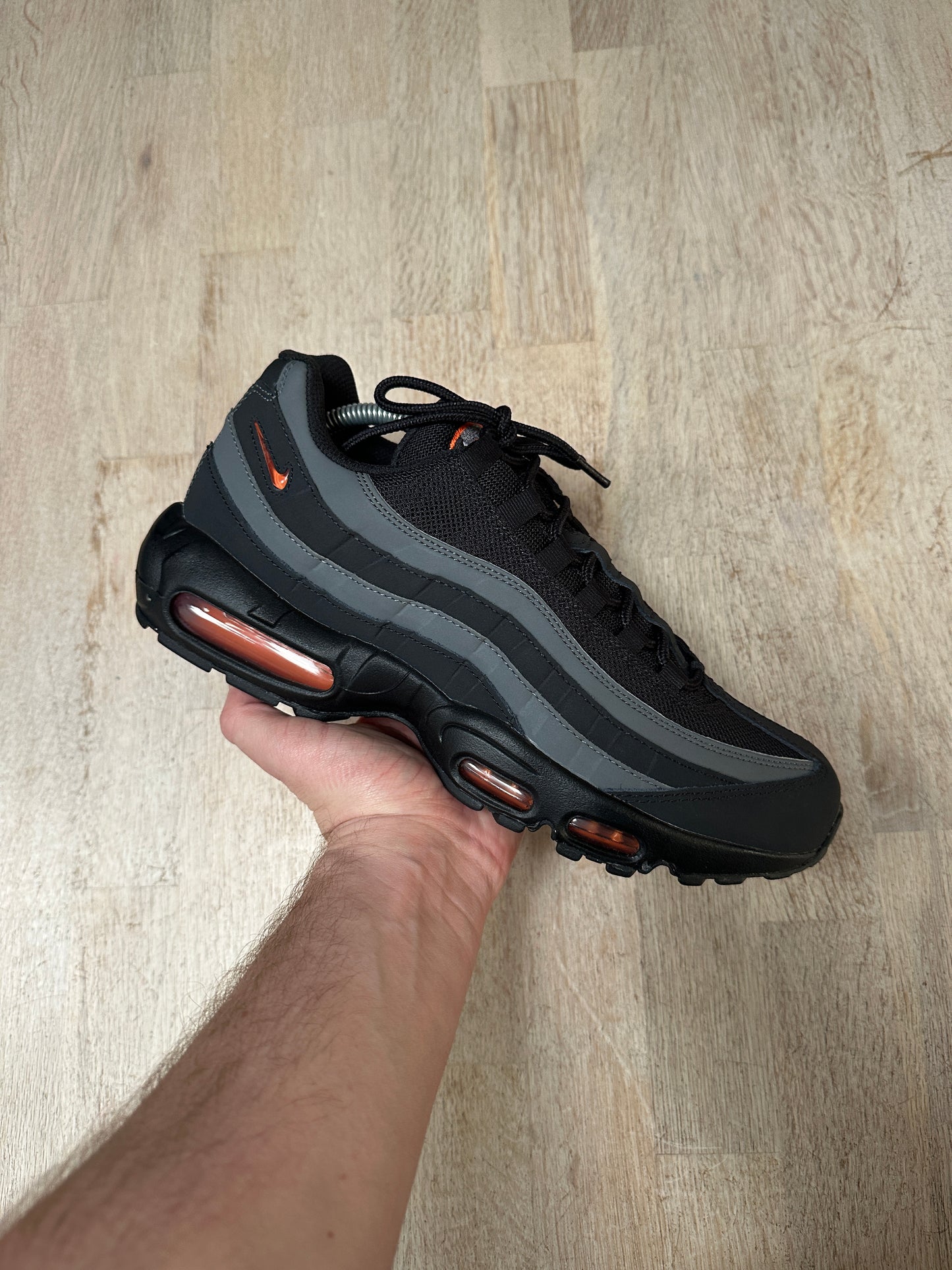 Nike Air Max 95 - Black / Safety Orange - UK9.5