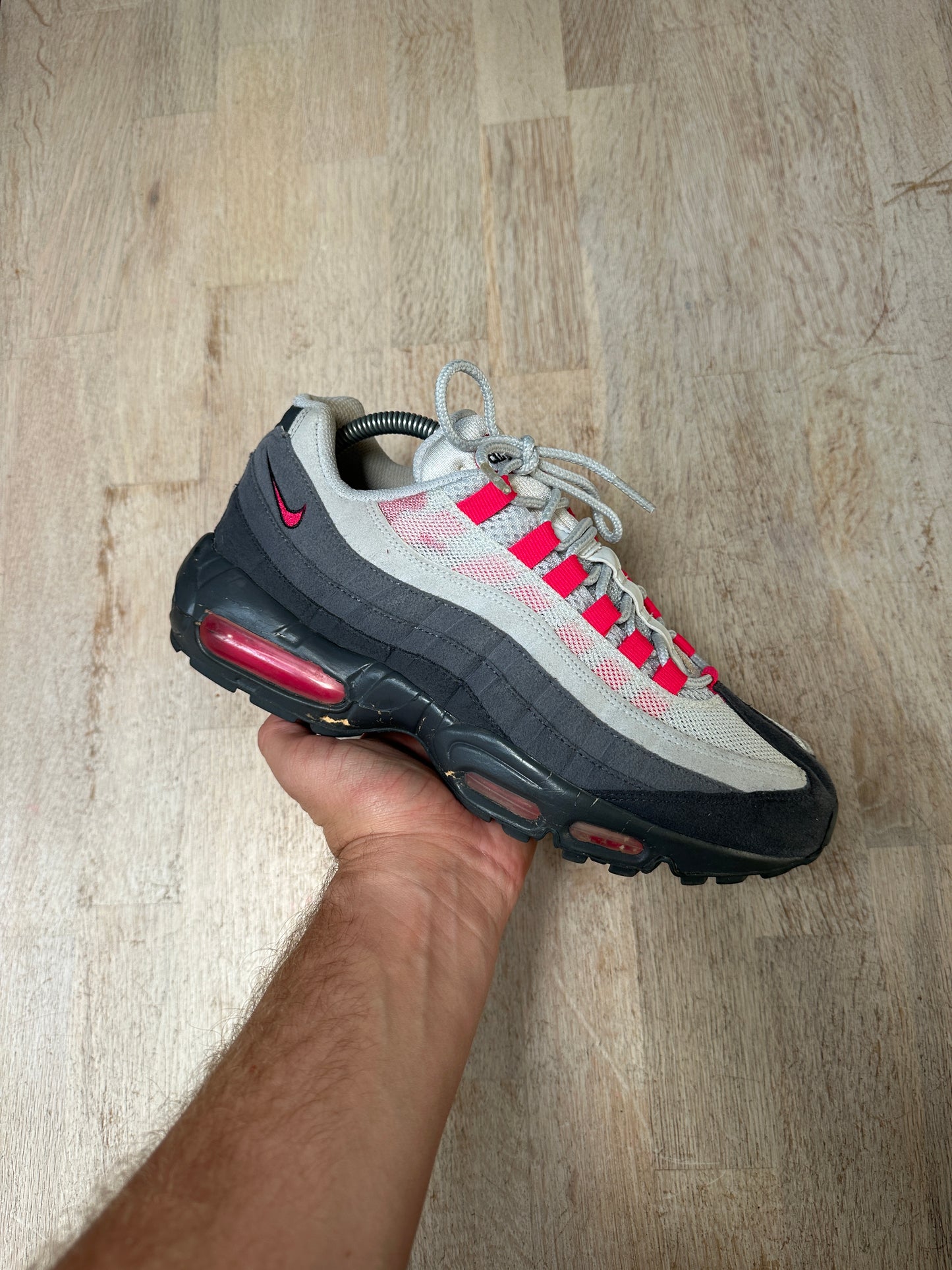 Nike Air Max 95 - Anthracite Cherry Pink - UK7.5