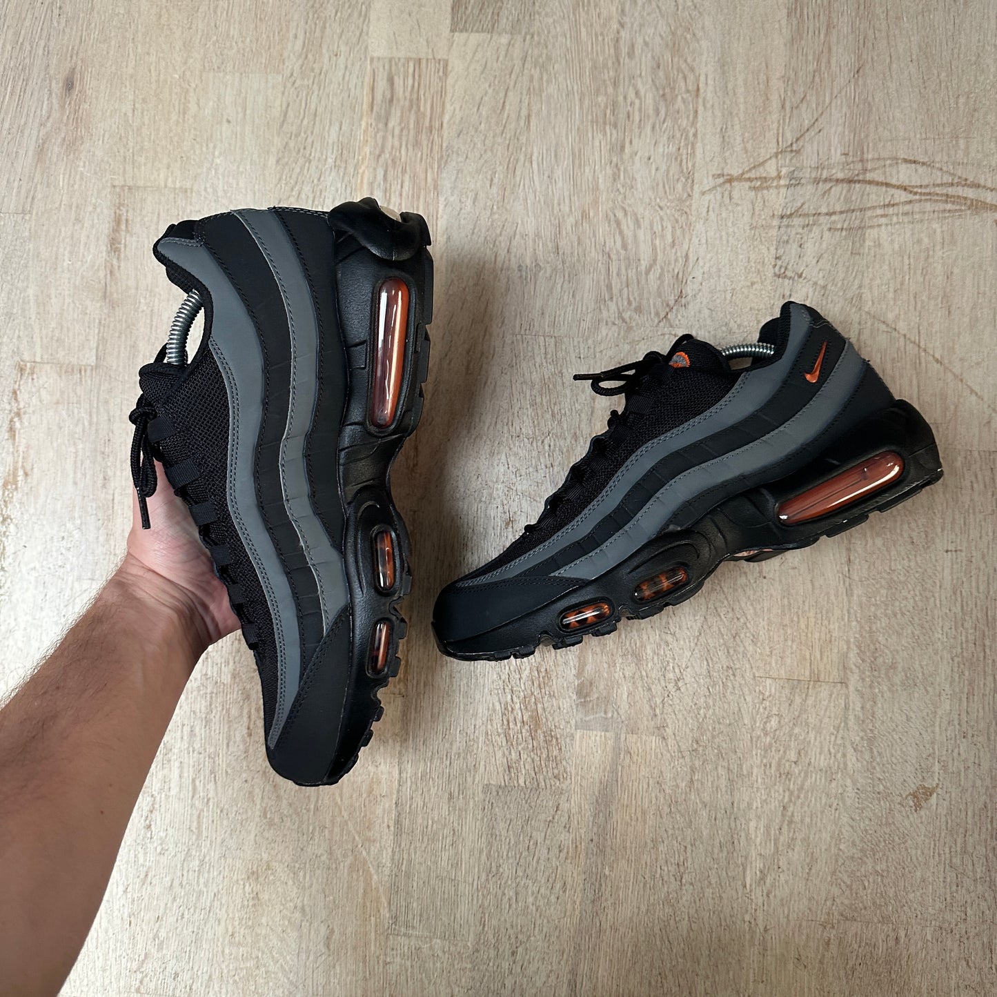 Nike Air Max 95 - Black / Safety Orange - UK9.5