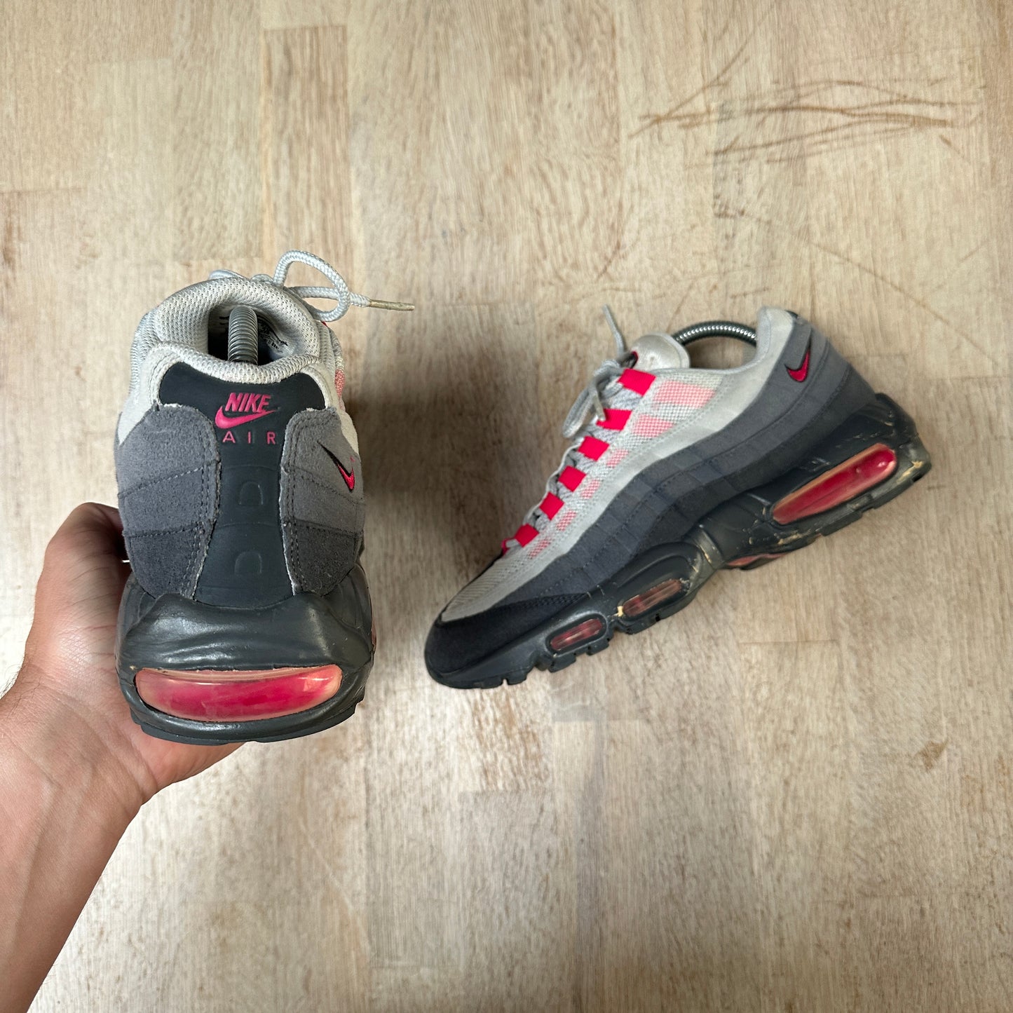 Nike Air Max 95 - Anthracite Cherry Pink - UK7.5