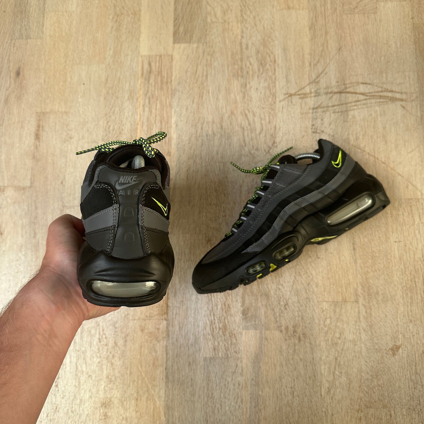 Nike Air Max 95 - Pure Black / Cool Grey - UK7.5