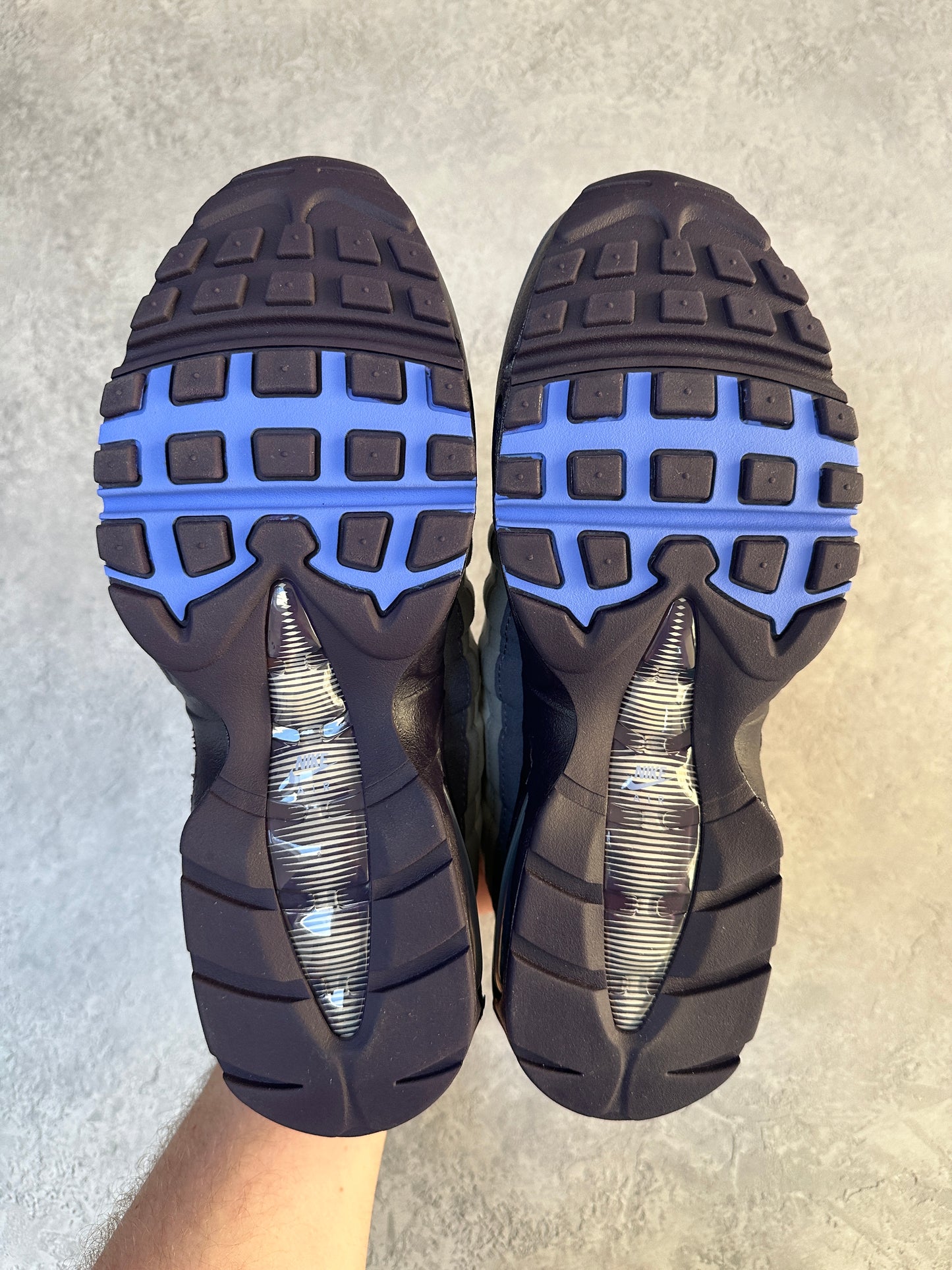 Nike Air Max 95 - Photon Dust / Purple Dynasty - UK8.5