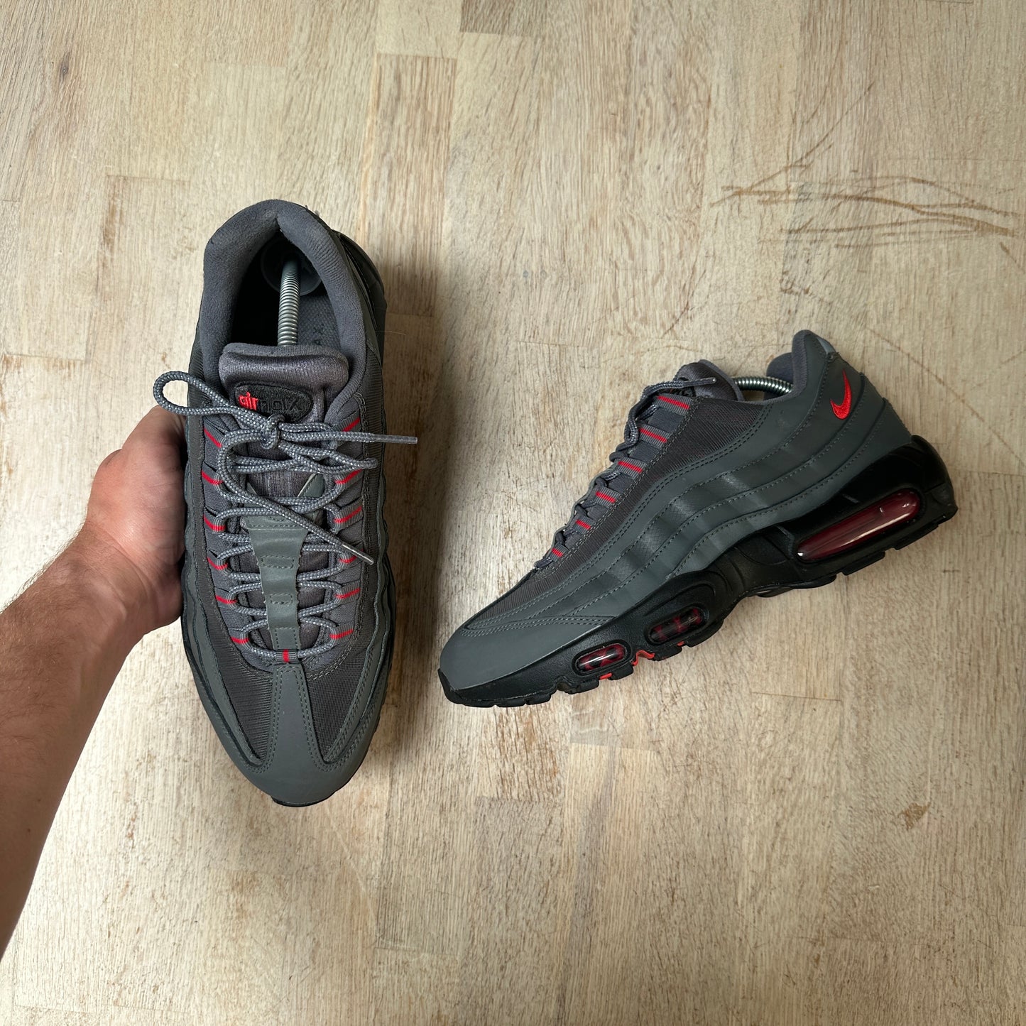 Nike Air Max 95 - Iron Grey / Uni Red - UK10