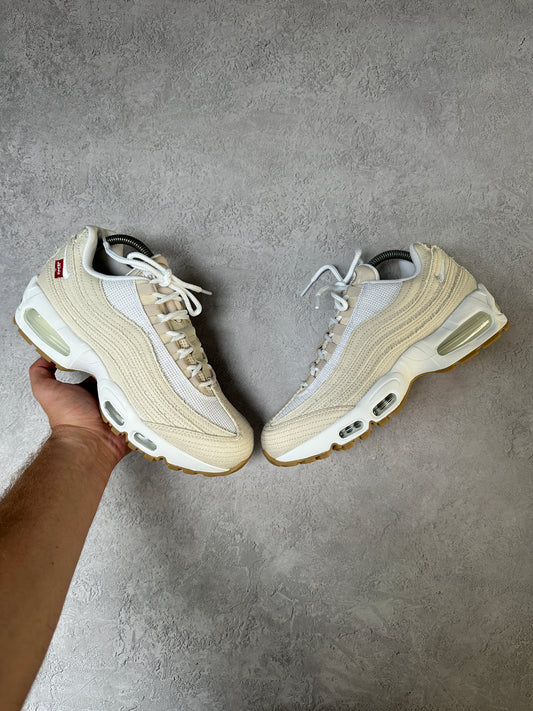 Nike Air Max 95 - White Levis - UK6.5