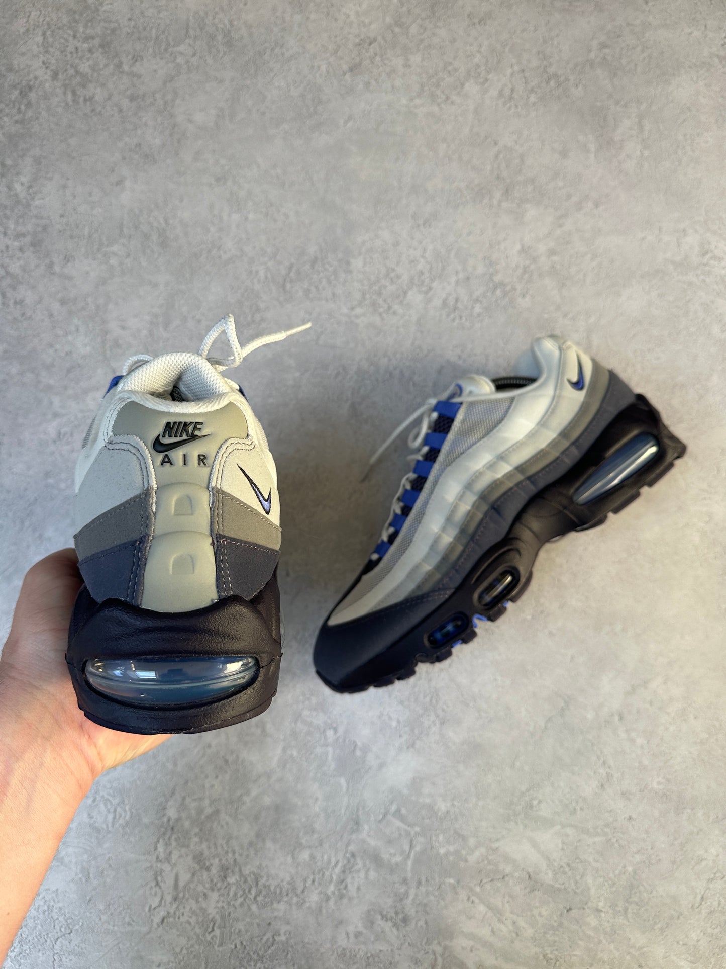 Nike Air Max 95 - Photon Dust / Purple Dynasty - UK8.5