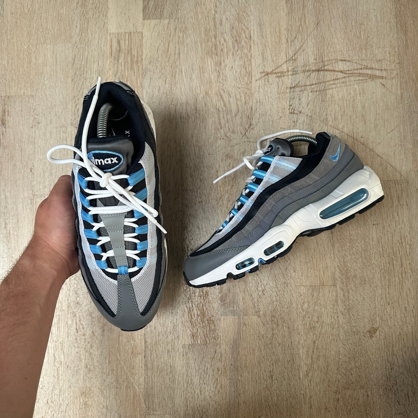 Nike Air Max 95 - Cool Grey / University Blue - UK7