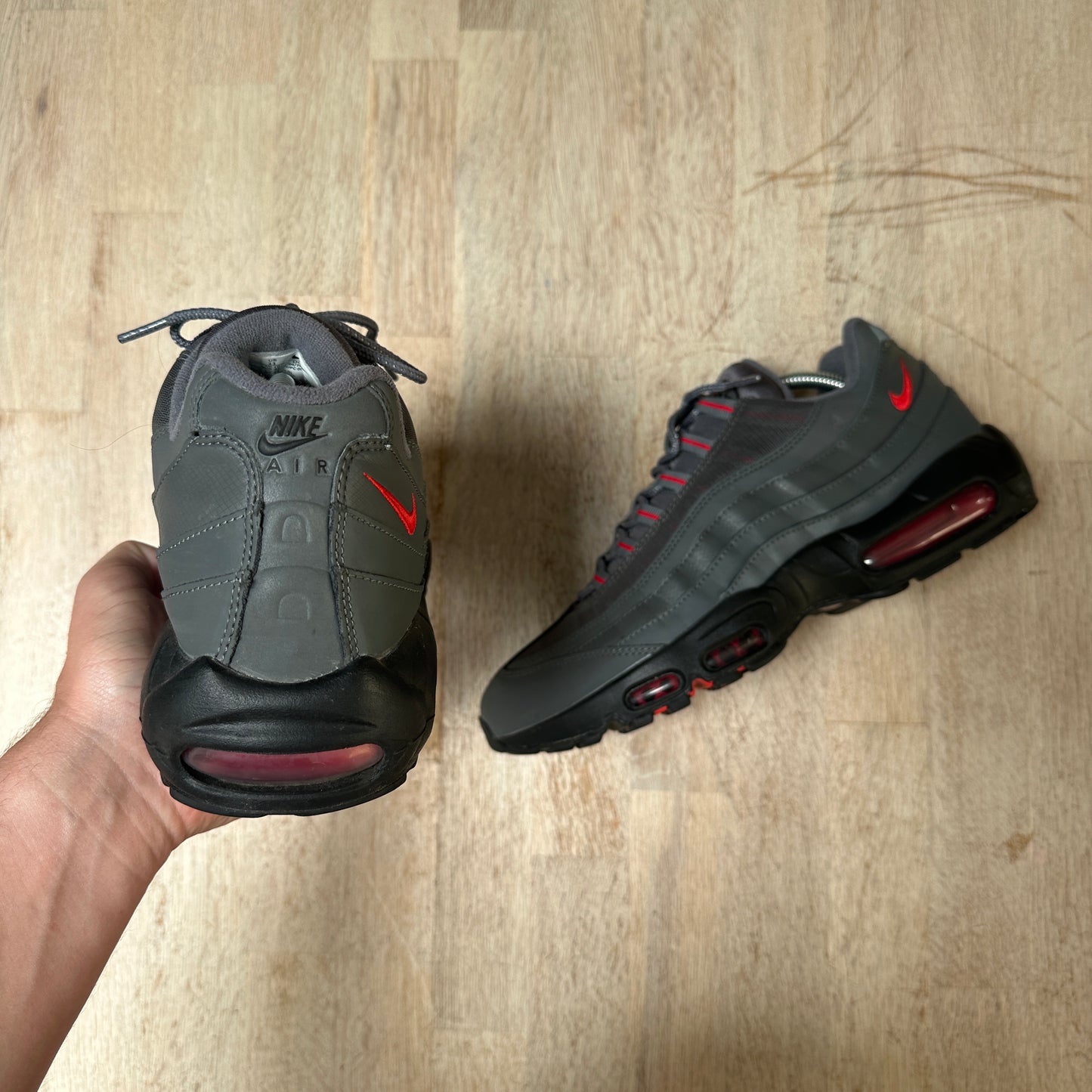 Nike Air Max 95 - Iron Grey / Uni Red - UK10